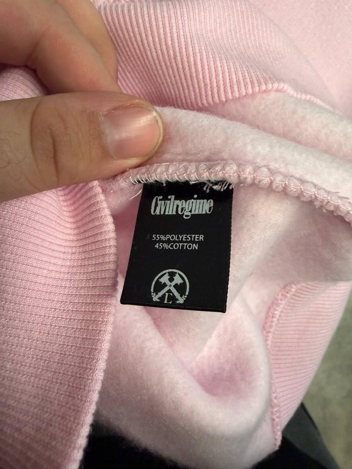 Civil Regime Civil Regime Pink Full Zip Hoodie Streetwear Graphic XXL Size US XXL / EU 58 / 5 - 6 Thumbnail