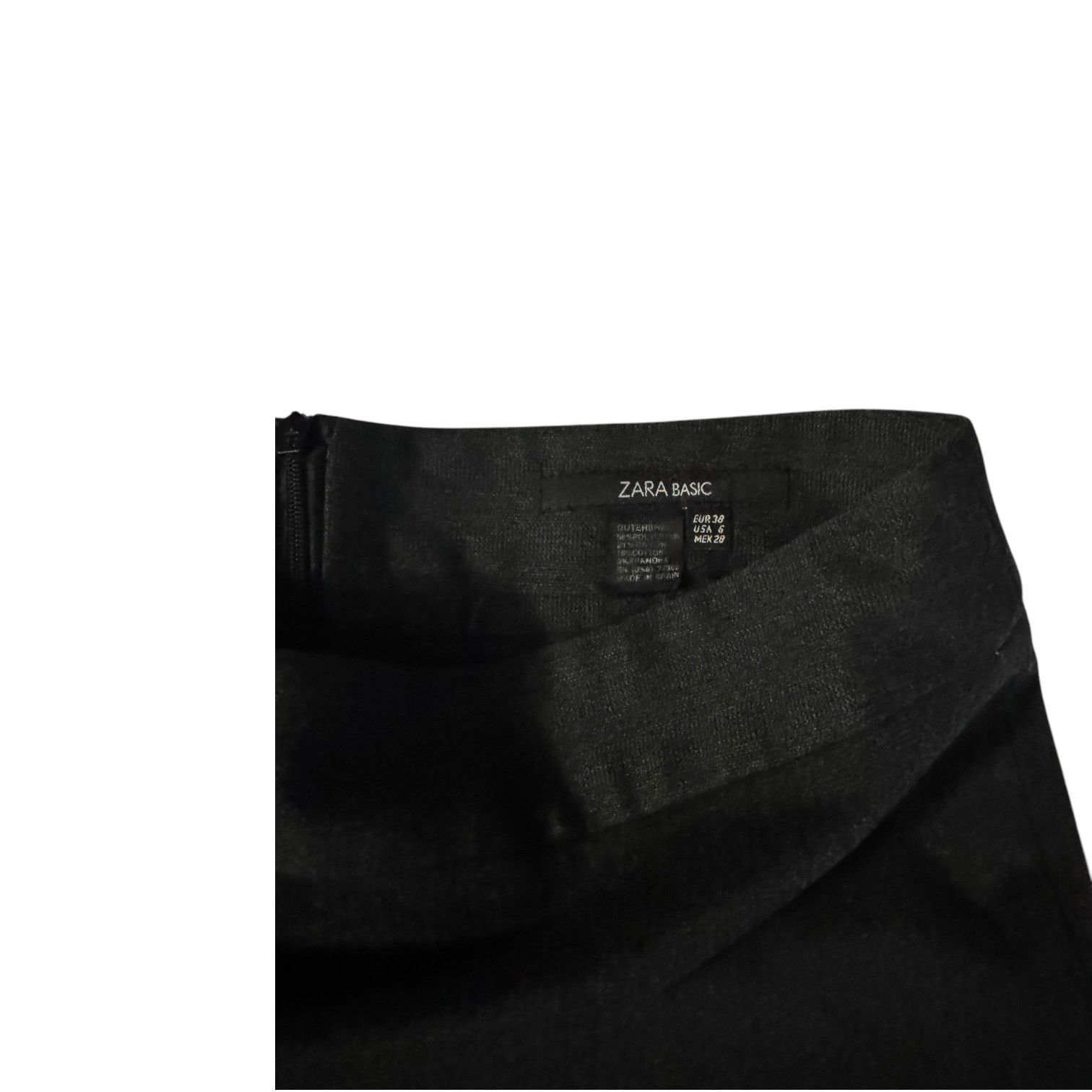 Other Zara Basics Women’s Charcoal Gray Tube Skirt – Size 6 Size 28" / US 6 / IT 42 - 2 Thumbnail