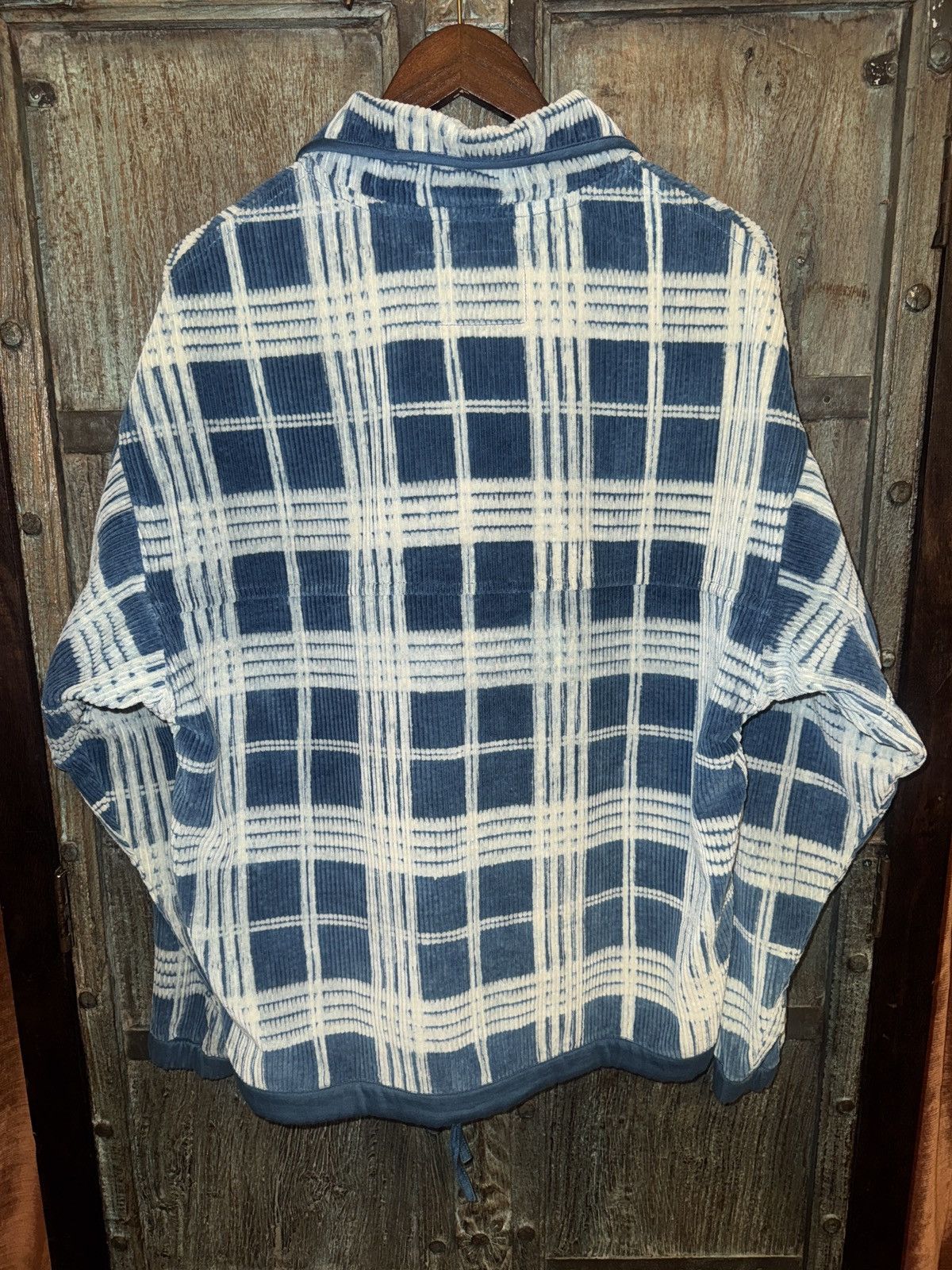 Story Mfg. Polite Pullover in Indigo Check Corduroy Size US S / EU 44-46 / 1 - 4 Thumbnail