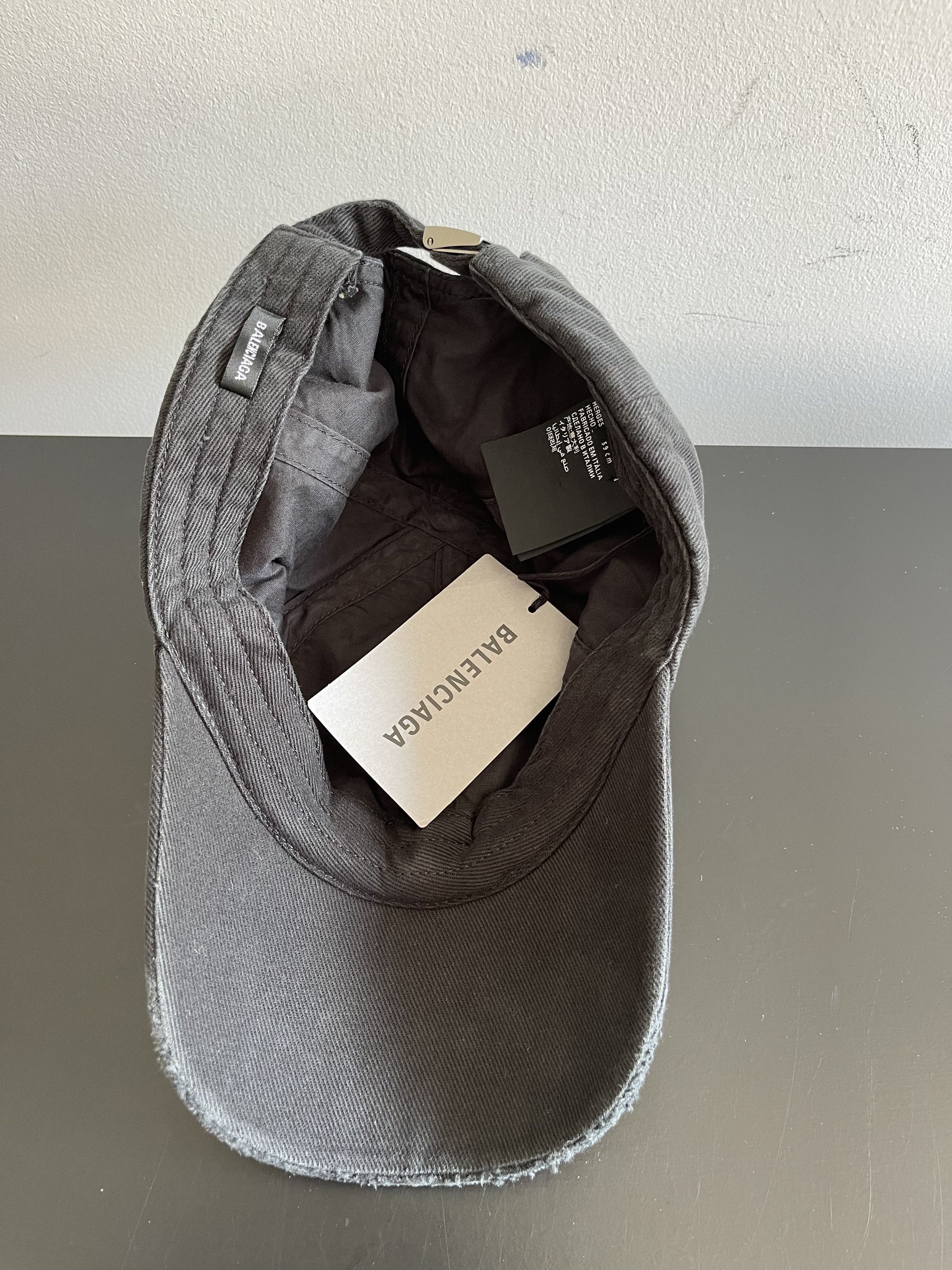 Balenciaga New Diagonal Logo Cap (L) 59 CM Size ONE SIZE - 8 Thumbnail
