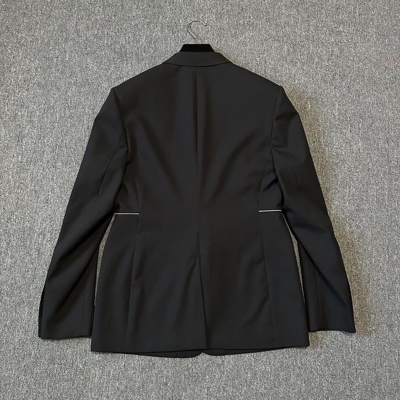 Dior Dior 18fw white line sleeve logo wool suit 2501-Nextarrow Size 50R - 3 Thumbnail