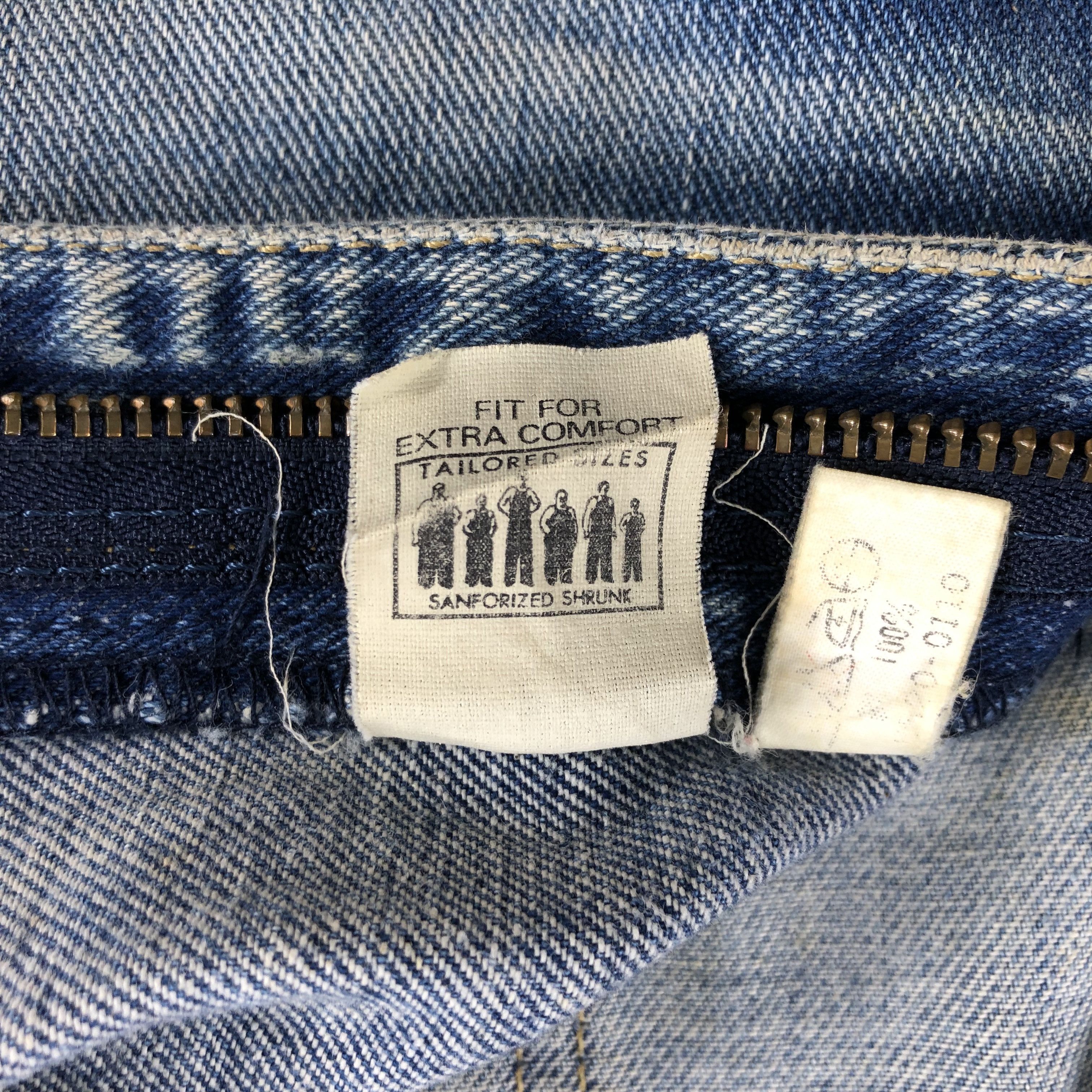 Lee Vintage Blue Wash Lee Jeans-J1897 Size US 31 - 15 Thumbnail