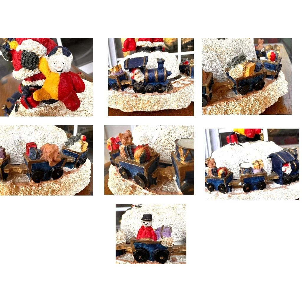 Handmade × Vintage VTG Musical Bear with Train Wind Up Christmas Holiday Collec Size ONE SIZE - 10 Thumbnail