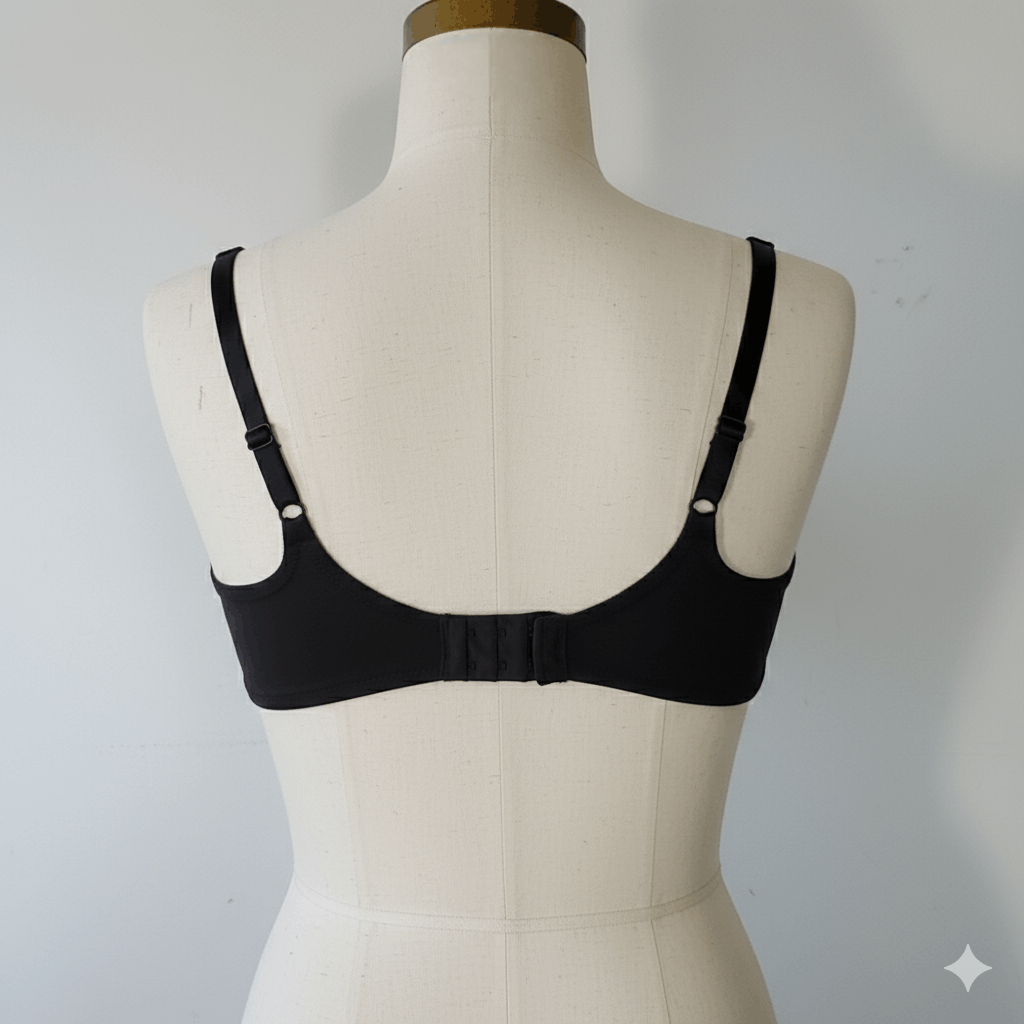 Other Vassarette 42C Bra NWT Black Beige Floral Full Coverage Ligh Size ONE SIZE - 3 Thumbnail