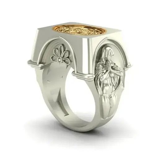 Other S925 ViSilver Virgin Mary Prayer Ring Size ONE SIZE - 4 Thumbnail