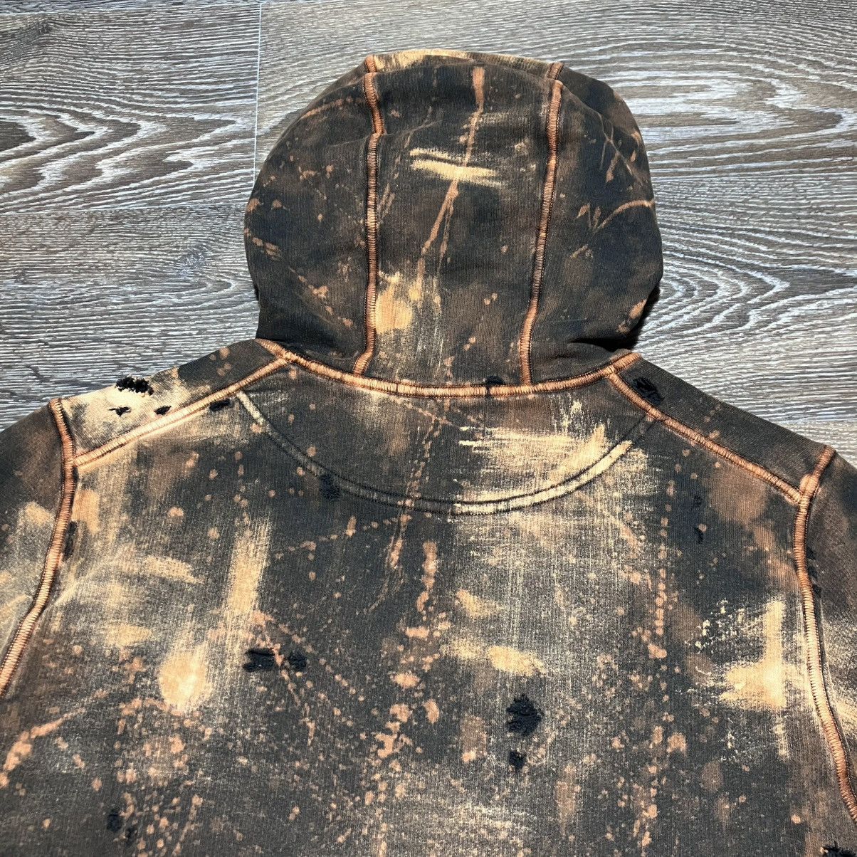 Stone Island Custom🔥 STONE ISLAND Junior Wind Rose Logo Distressed Hoodie Size US S / EU 44-46 / 1 - 22 Thumbnail