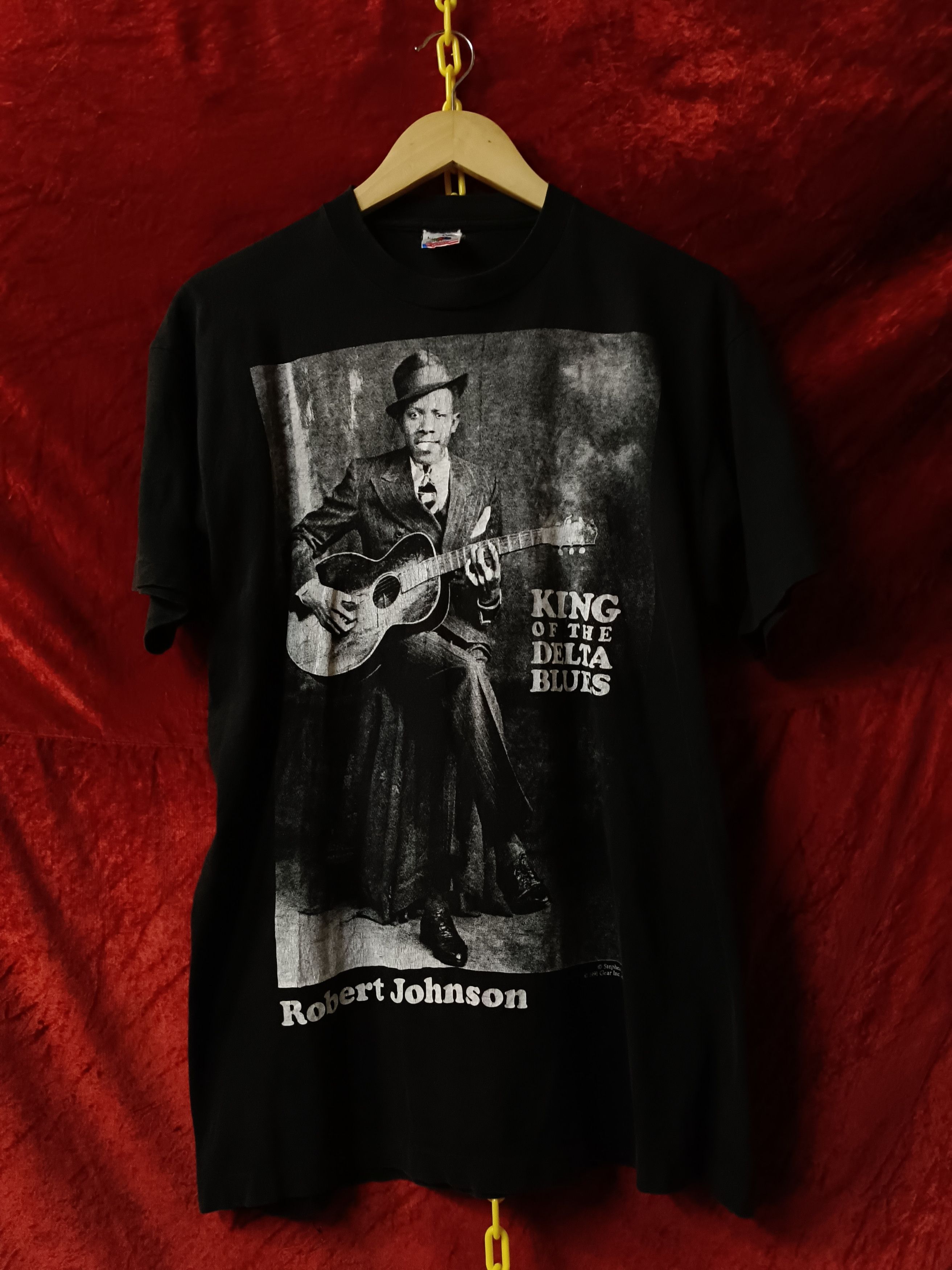 Band Tees 90s Delta Blues Robert Johnson Tee Size US L / EU 52-54 / 3 - 4 Thumbnail