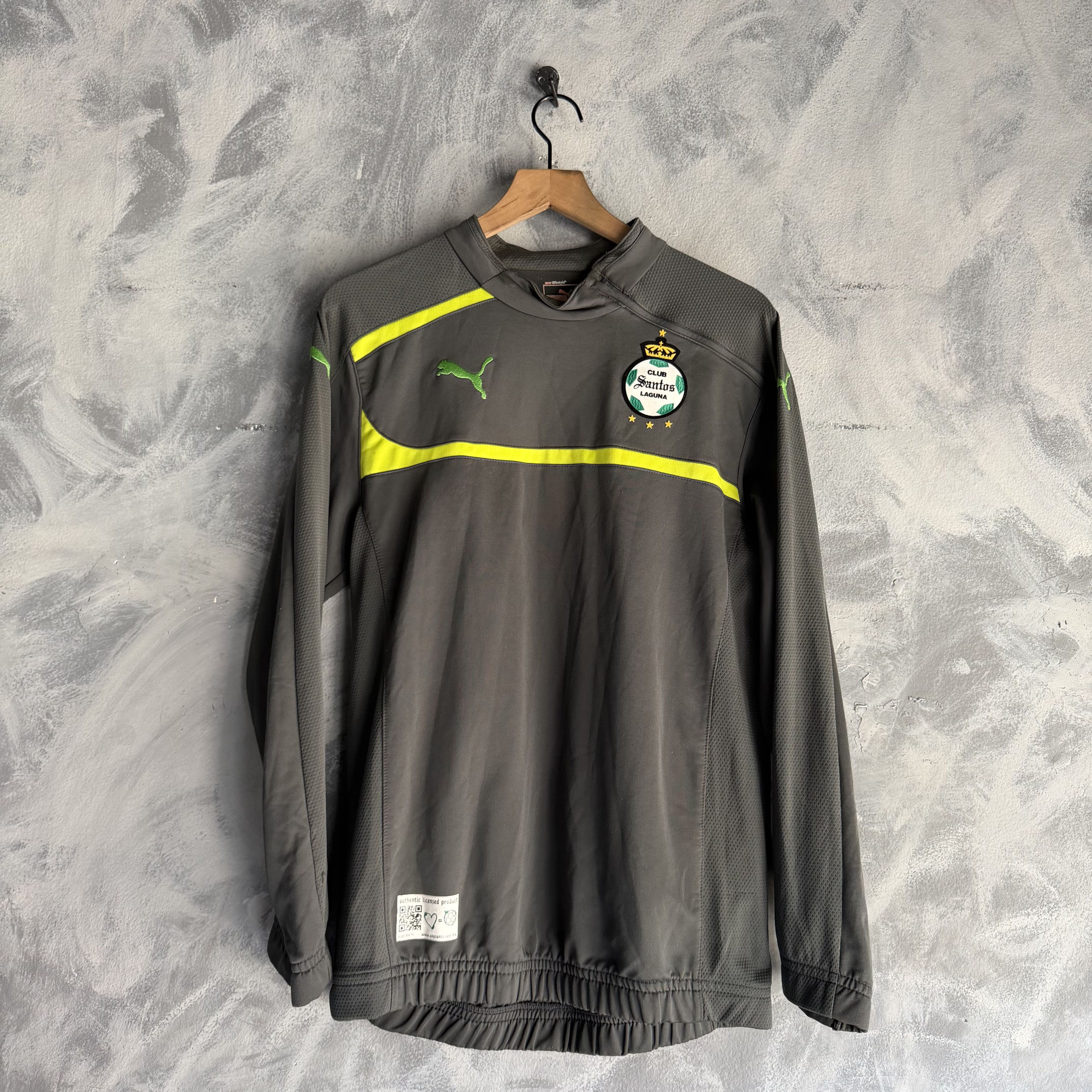 Puma Vtg Santos Laguna Puma Jersey Mens Long Sleeve Goalkeeper Size US M / EU 48-50 / 2 - 1 Thumbnail