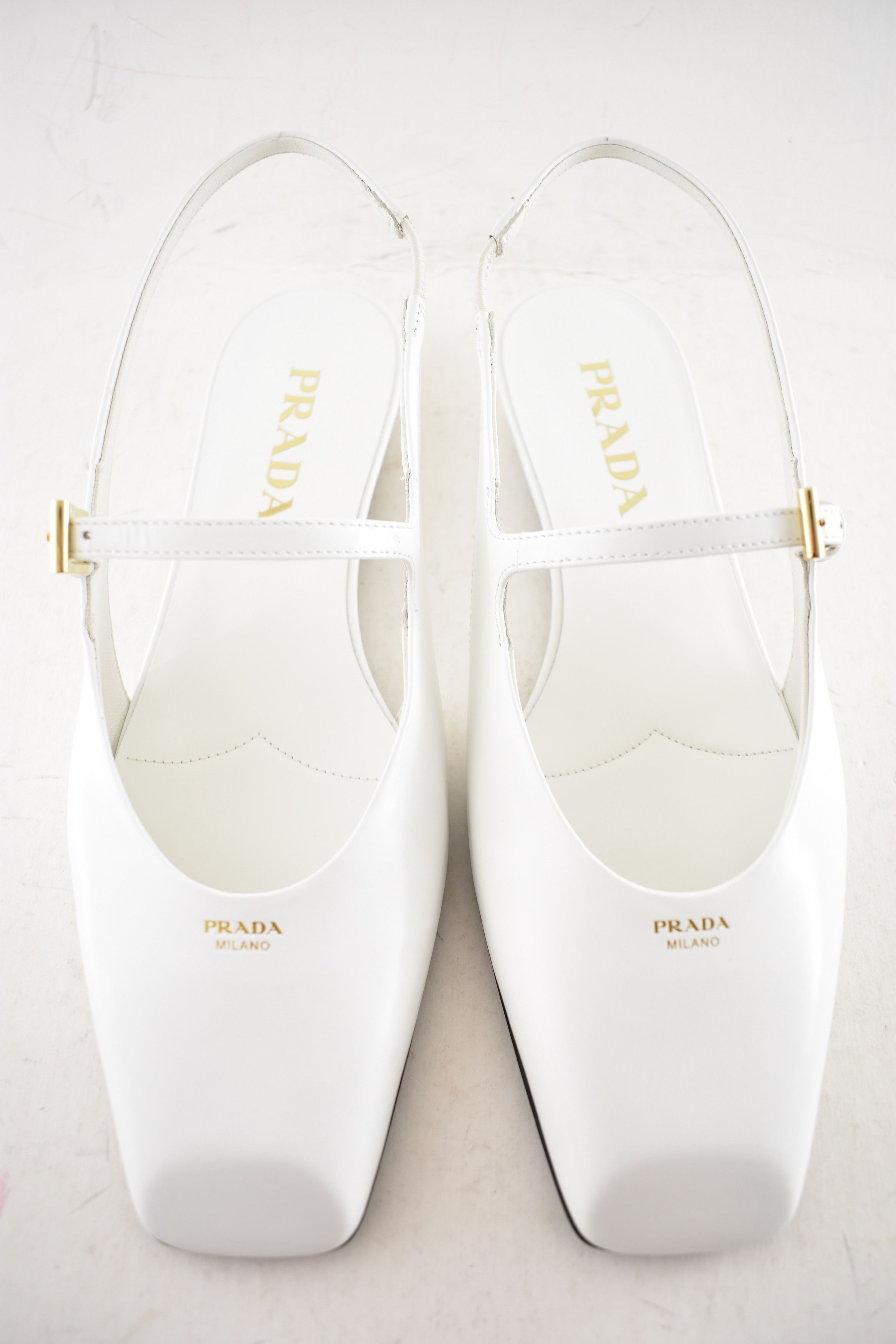 Prada Prada Leather Mary Jane Slingback Ballerina Ballet Flat 40 Size US 10 / IT 40 - 8 Thumbnail