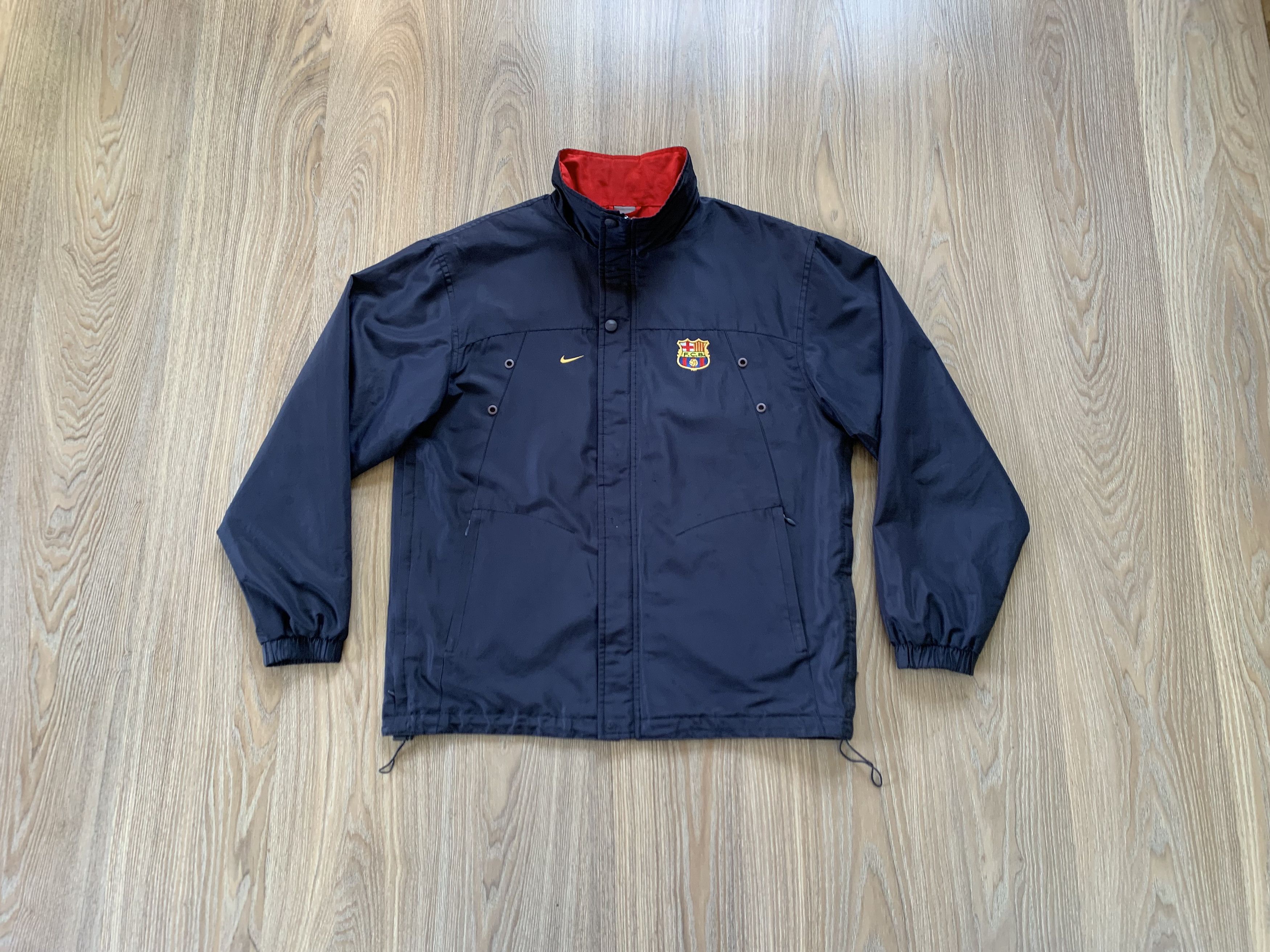 Nike × Vintage Vintage Nike FC Barcelona Light Jacket Size US M / EU 48-50 / 2 - 1 Thumbnail
