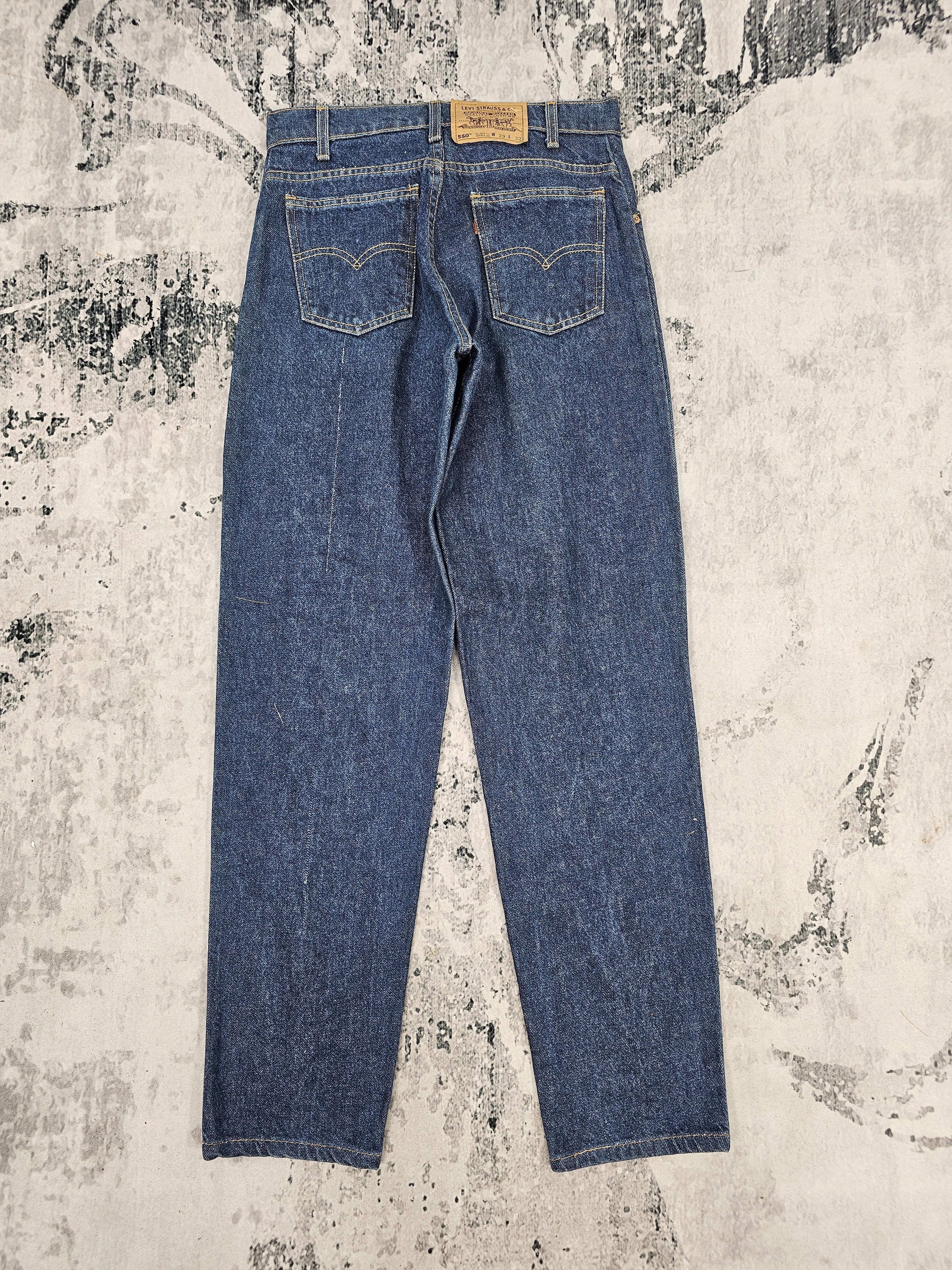 Levi's Vintage Clothing Vtg LEVIS 550 Relaxed Fit Tappred Leg Orange Tab Jeans L0448 Size US 29 - 4 Thumbnail