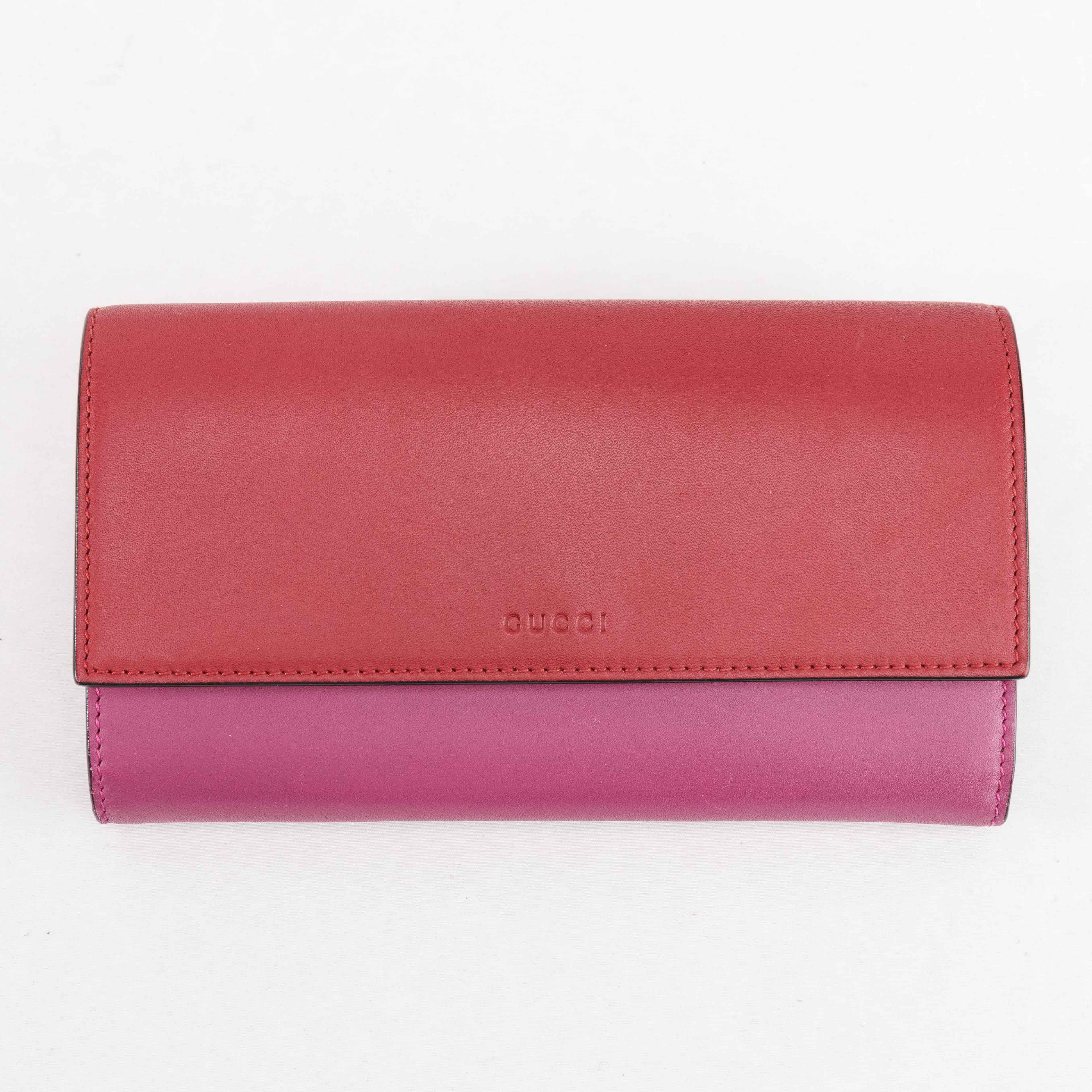 Gucci Gucci Bicolor Leather Continental Wallet Size ONE SIZE - 3 Thumbnail
