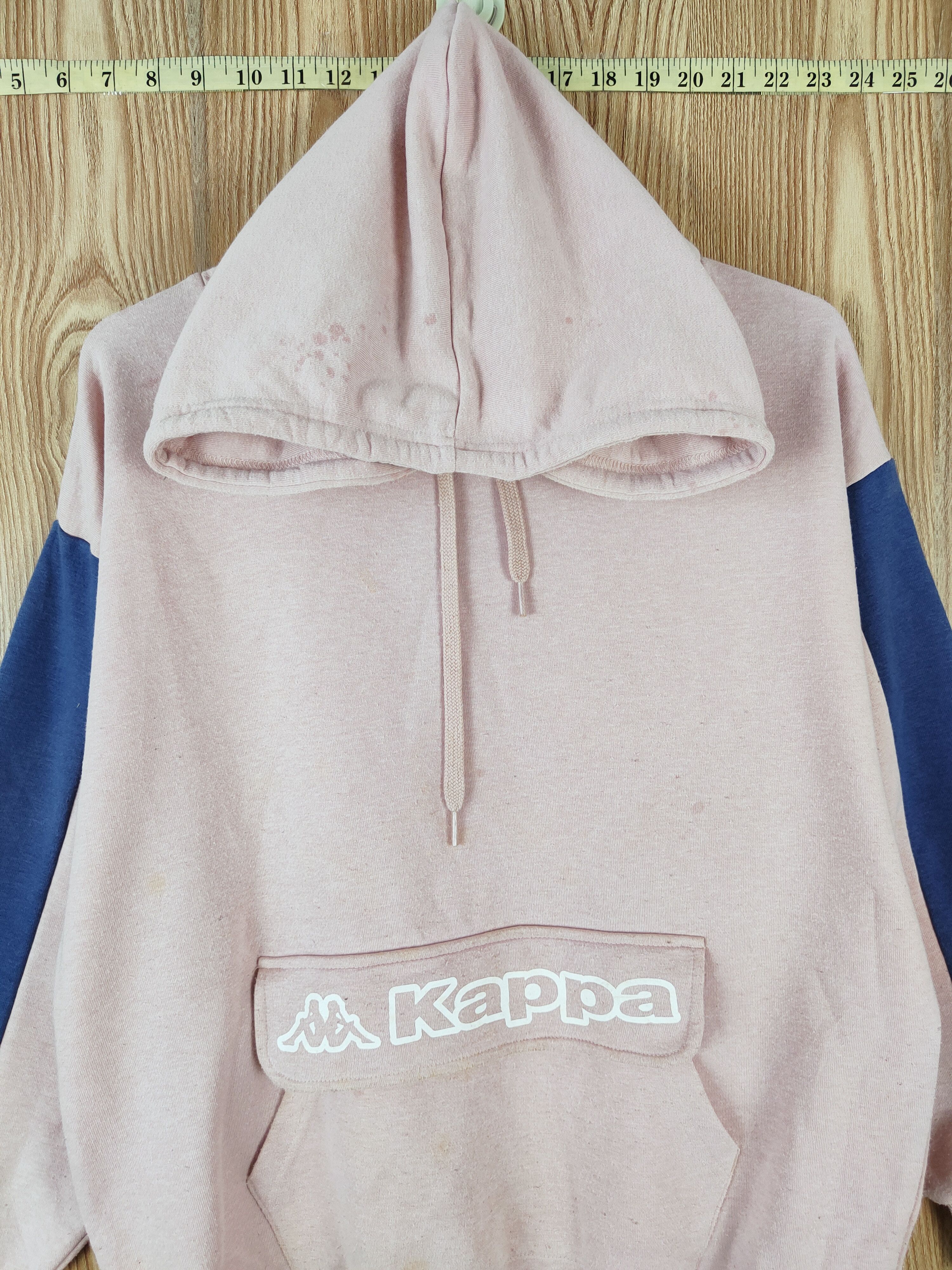 Kappa Kappa Pink Hoodie vintage Sweatshirts #W176 Size L / US 10 / IT 46 - 2 Thumbnail