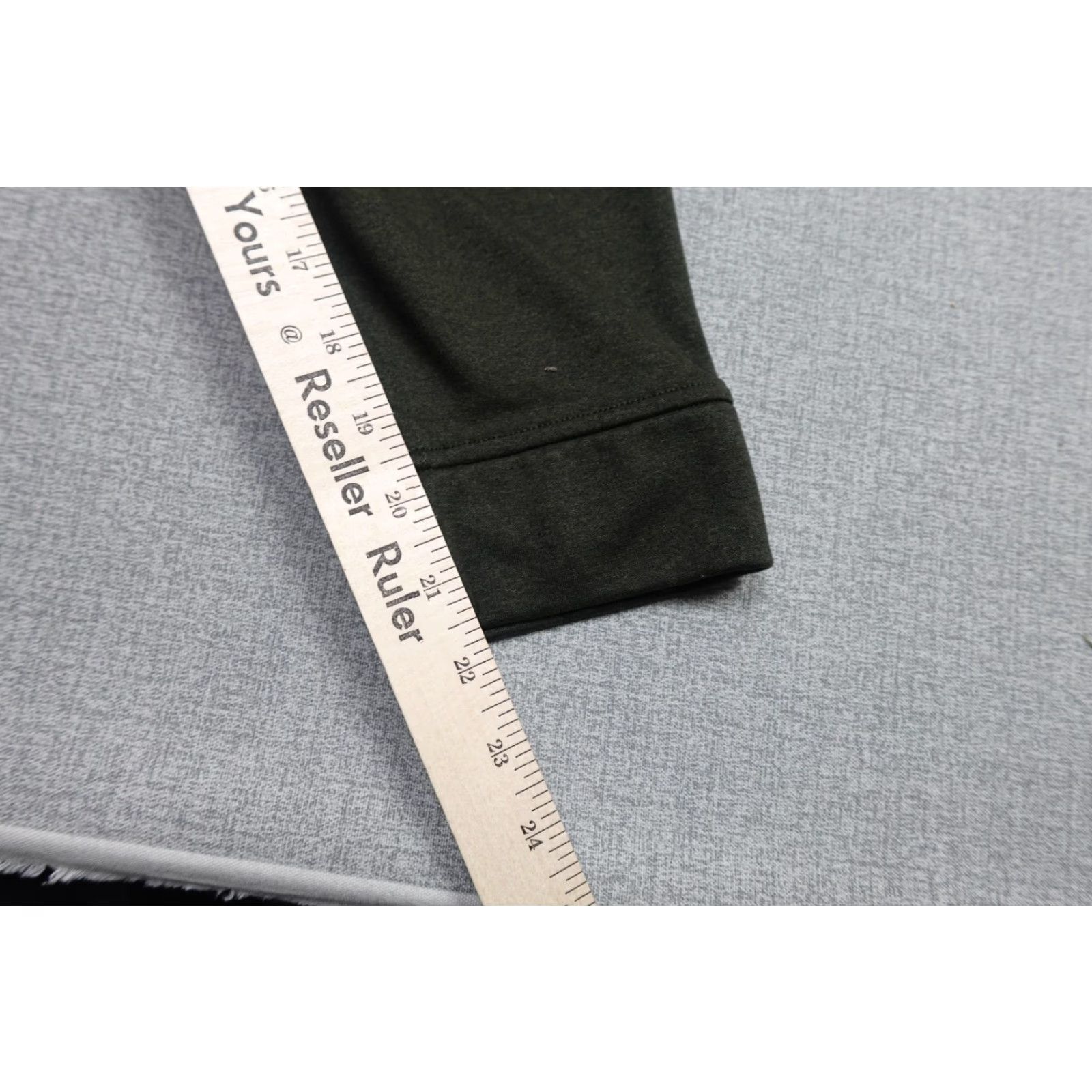 Lululemon Lululemon Hoodie Mens 2XL Green Solid Pullover Raglan Long Sleeve Hooded Pockets Drawstring Front Hand Pockets Logo Size US XXL / EU 58 / 5 - 7 Thumbnail