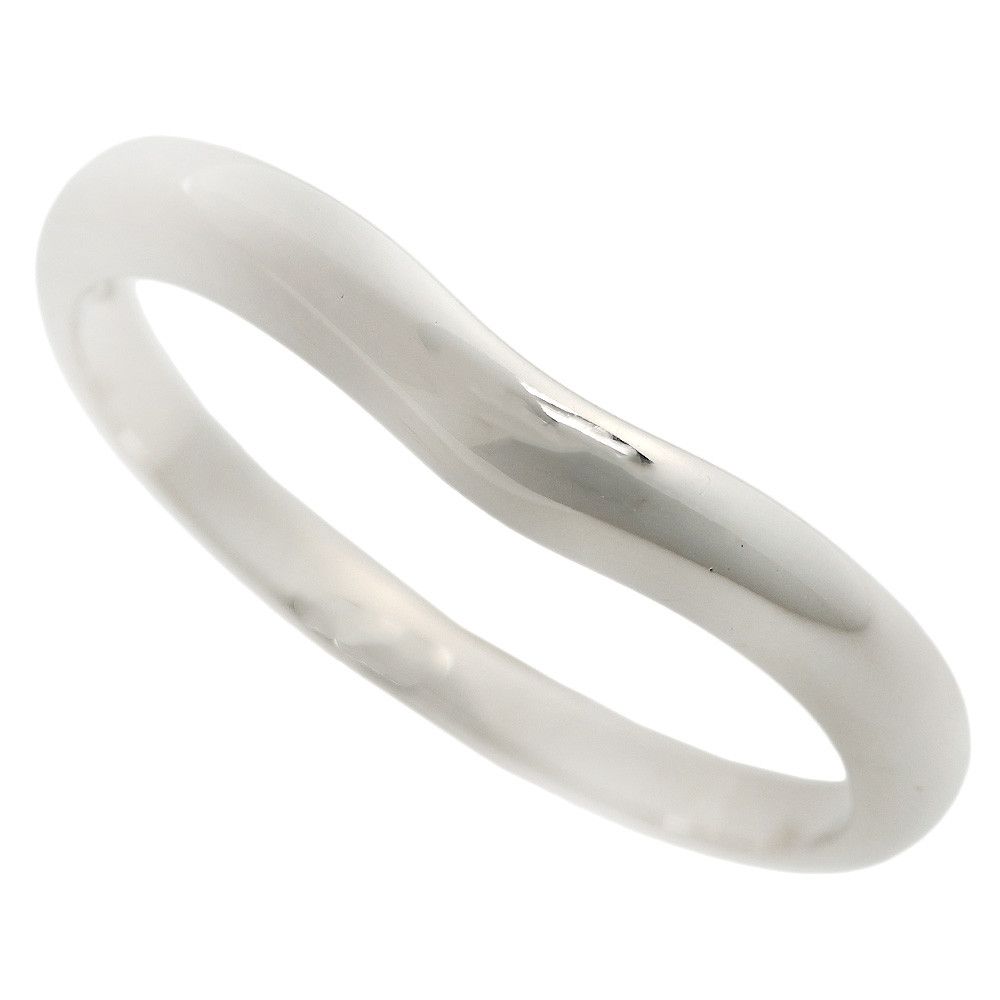 Bvlgari Bvlgari Bvlgari Platinum Pt950 Corona Curve Ring Metal Ring in Excellent Condition Size ONE SIZE - 1 Thumbnail