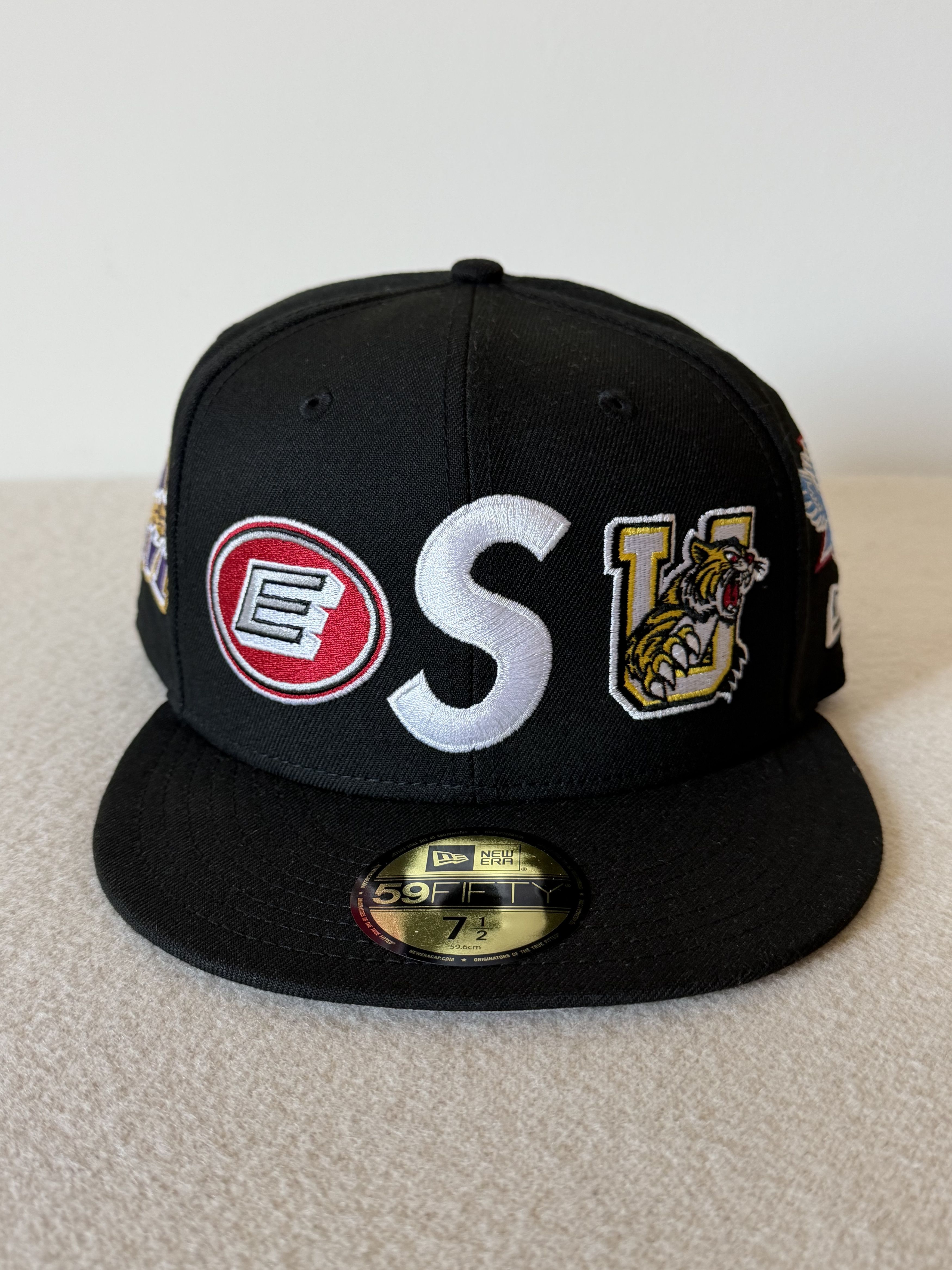 New Era × Supreme Supreme Reaper S Logo New Era Fitted 7 1/2 | Grailed