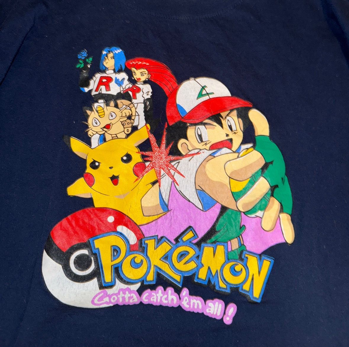 Vintage Vintage XL 90s Pokémon Euro Tee Size US XL / EU 56 / 4 - 2 Thumbnail