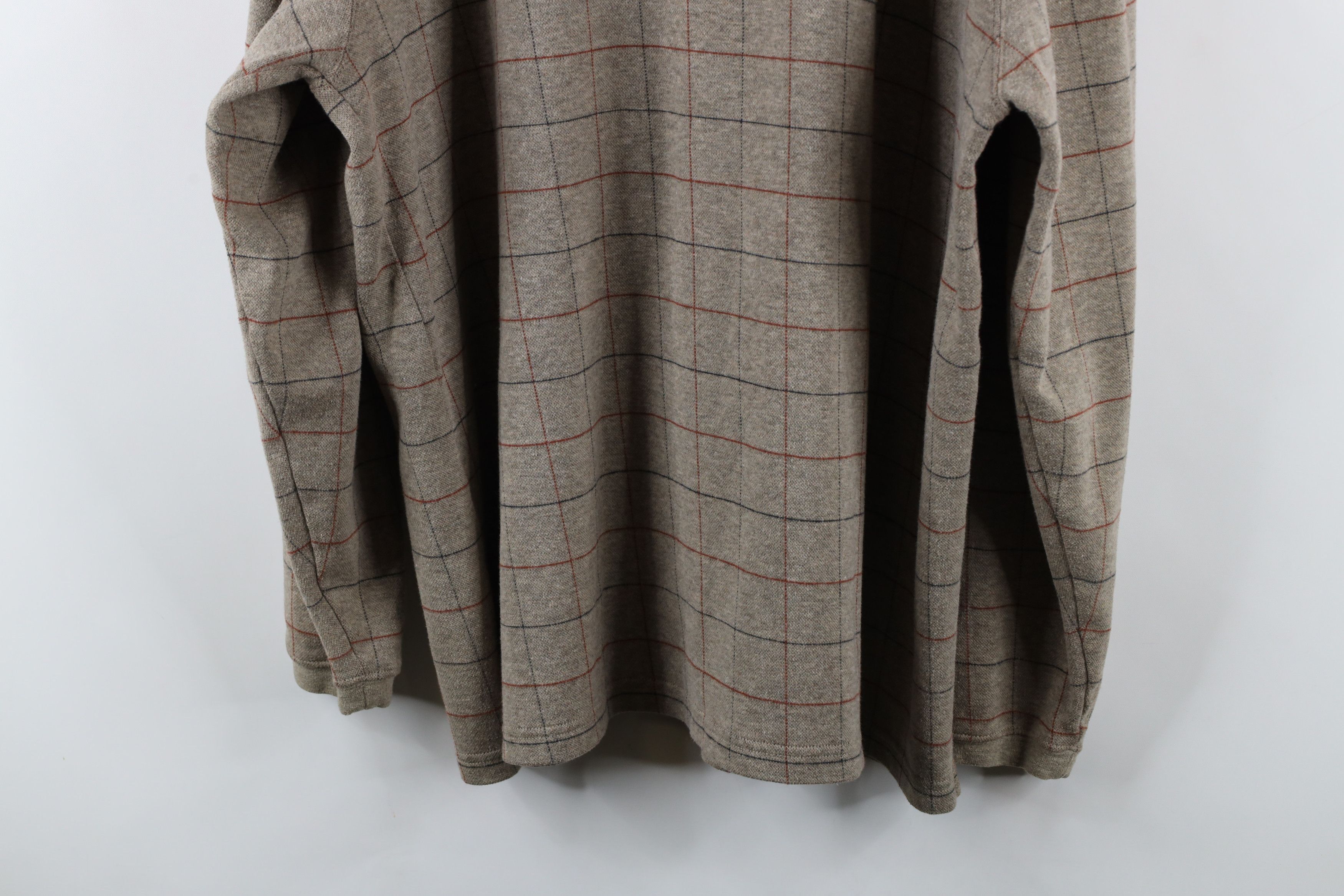 Vintage Vintage 90s Streetwear Knit Long Sleeve Rugby Polo Shirt Size US XXL / EU 58 / 5 - 10 Thumbnail