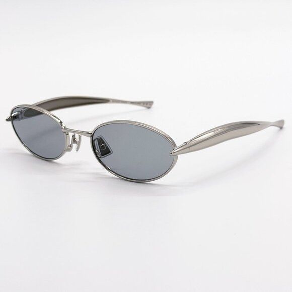 NEW BOTTEGA VENETA BV1386S 007 SUNGLASSES SILVER