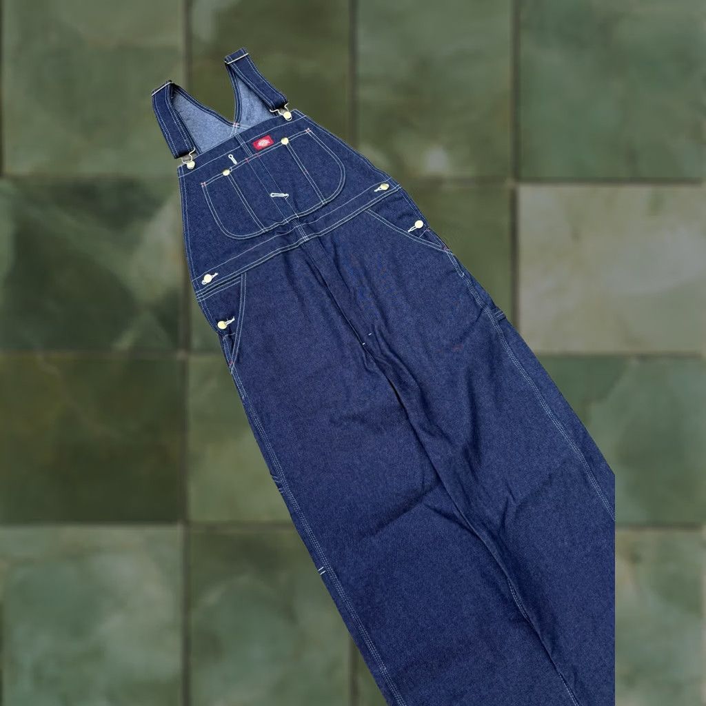 Dickies VINTAGE Dickies Denim Overalls Adult 32 Blue Dark Y2K Mens Size US 32 / EU 48 - 1 Thumbnail