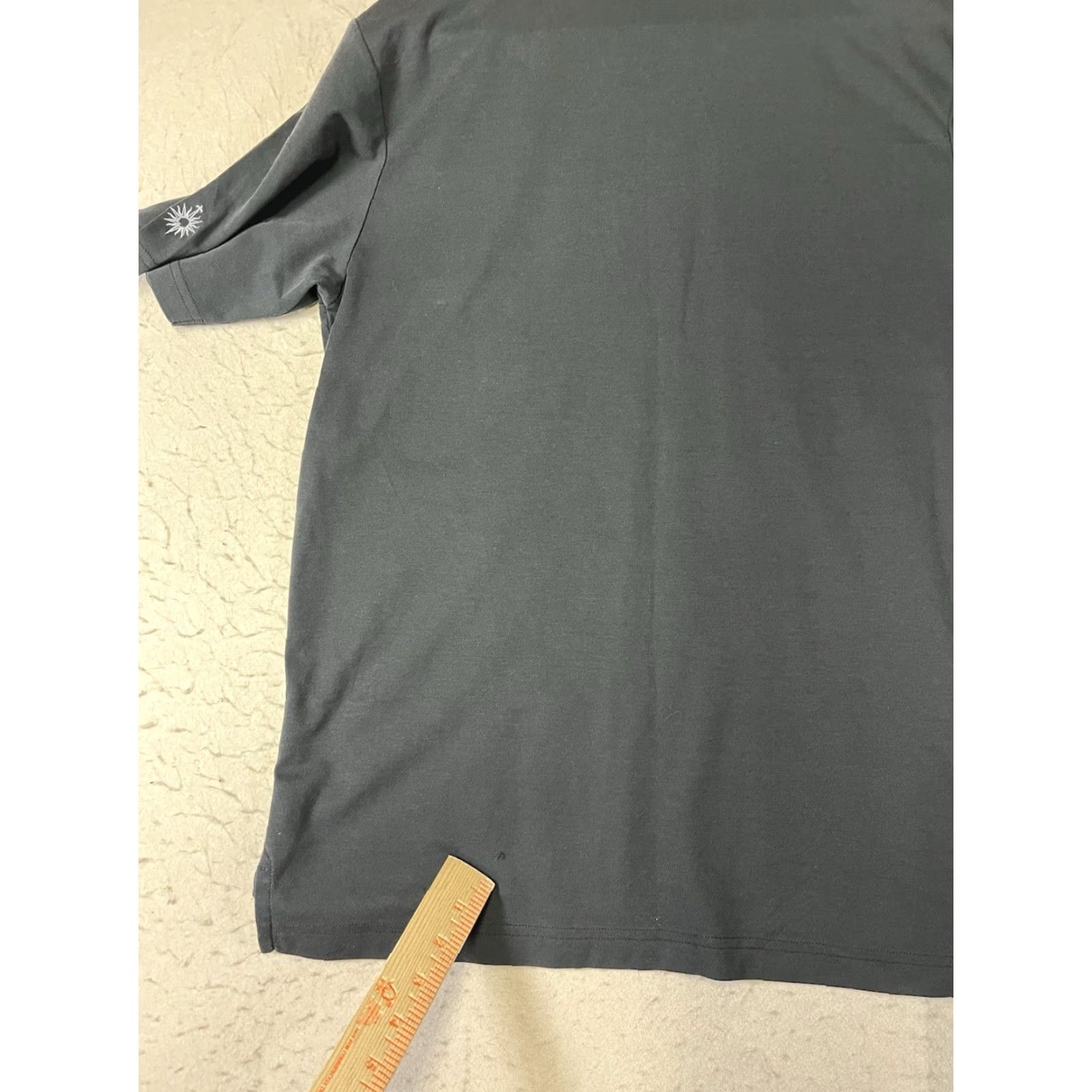 TravisMathew Travis Mathew Mens Polo Shirt Black Gray Golf Pocket Casual Medium Size US M / EU 48-50 / 2 - 6 Thumbnail