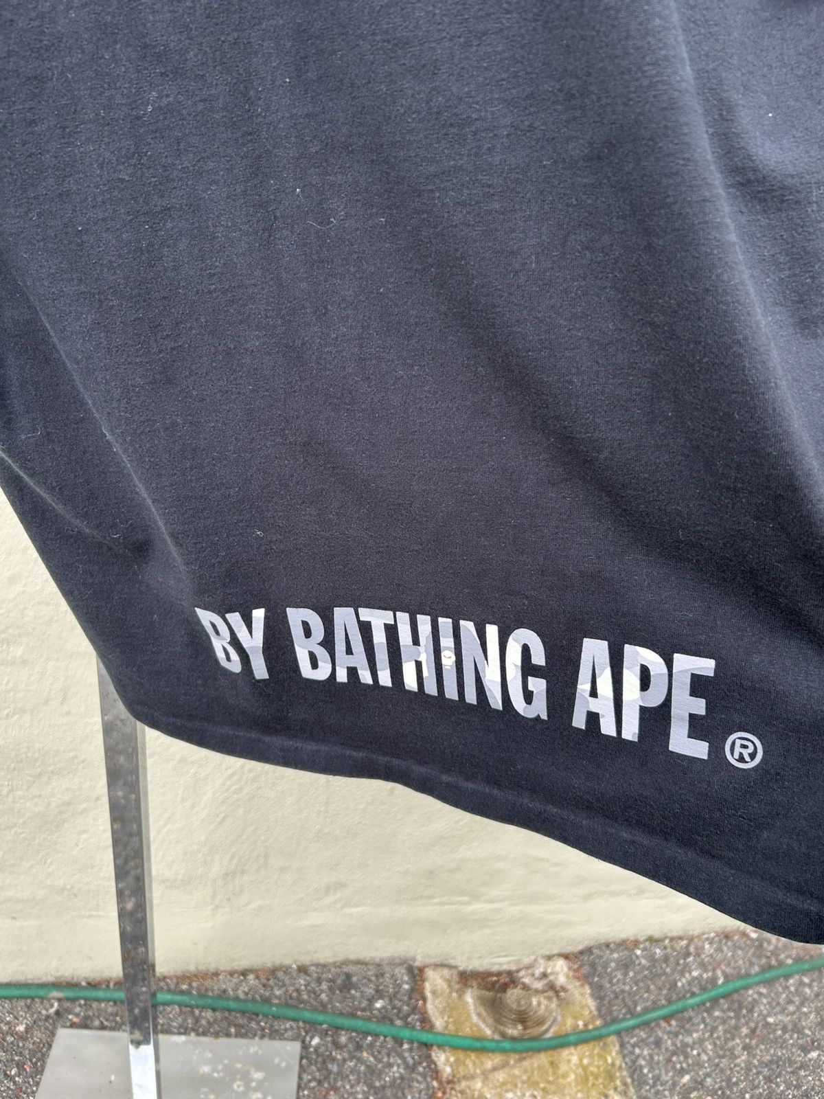 Bape Bape By bathing ape tee black/silver Size US XL / EU 56 / 4 - 5 Thumbnail