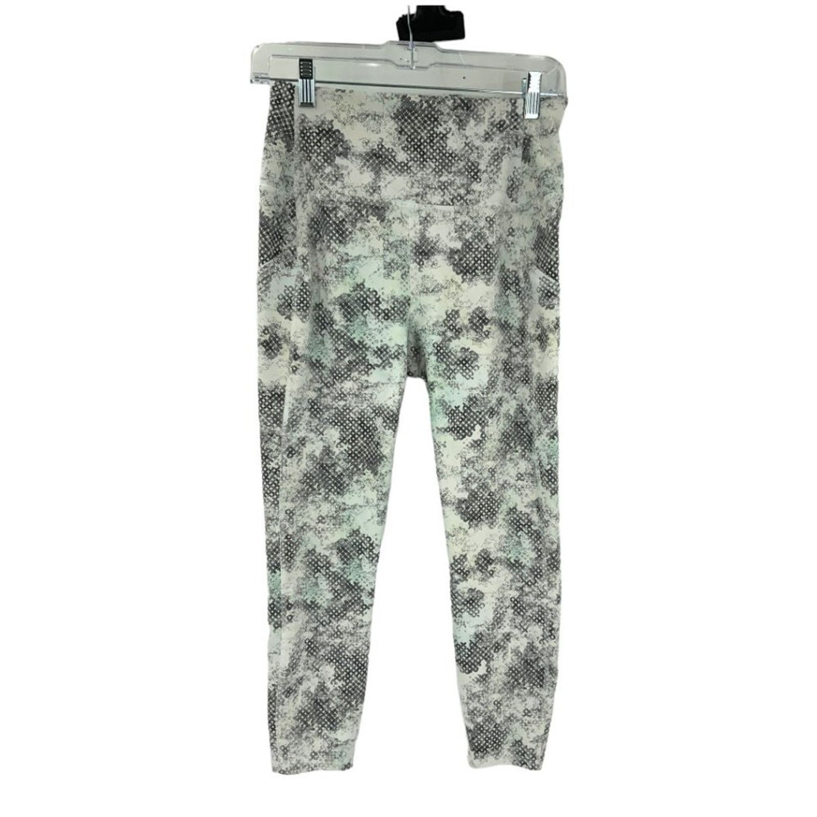 Spyder Spyder Movement White Gray Crop Leggings Size Medium Size 30" / US 8 / IT 44 - 2 Thumbnail