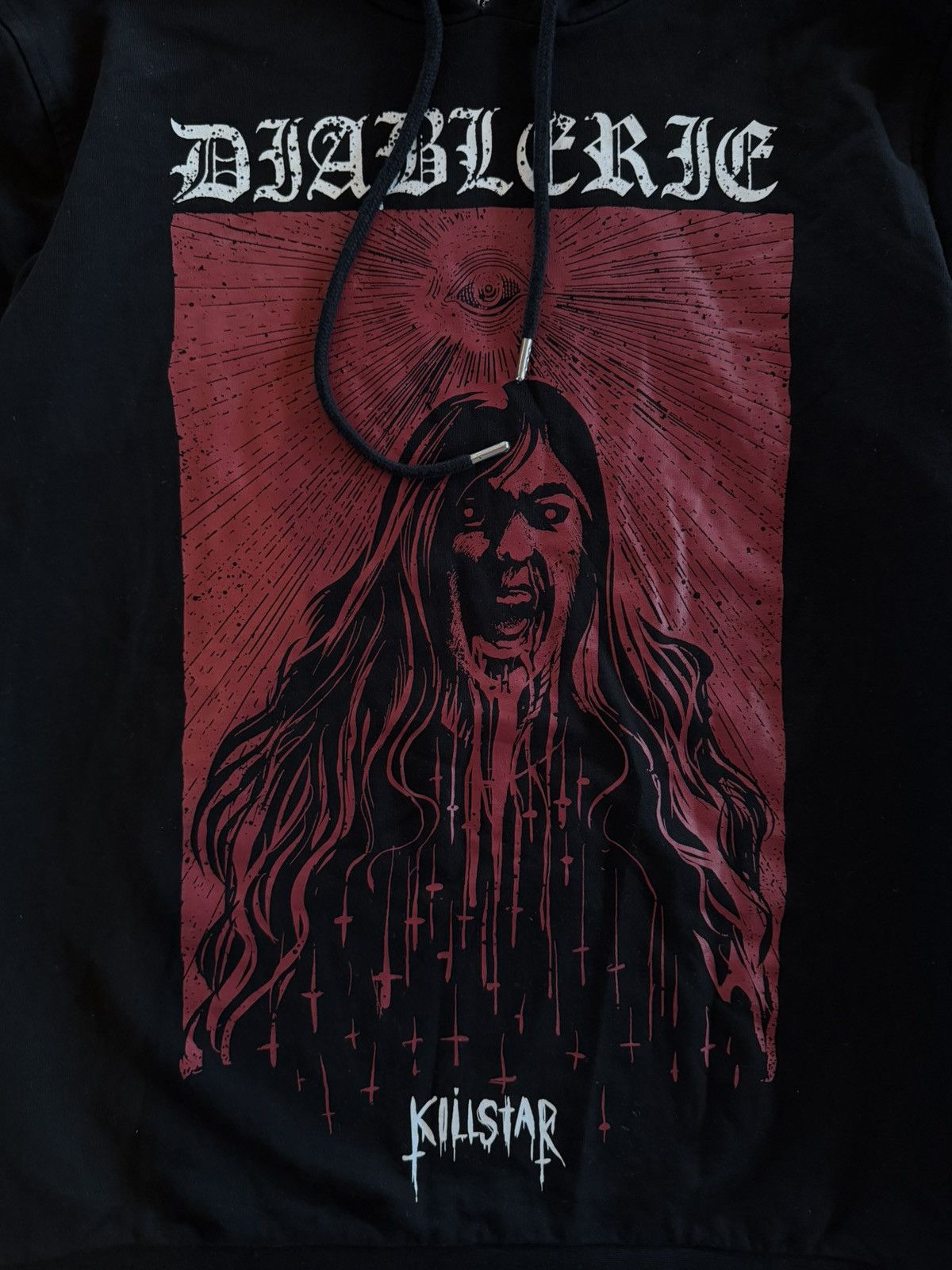 Killstar Killstar “Diablerie” Hoodie – Black – Gothic Graphic Size US L / EU 52-54 / 3 - 3 Thumbnail
