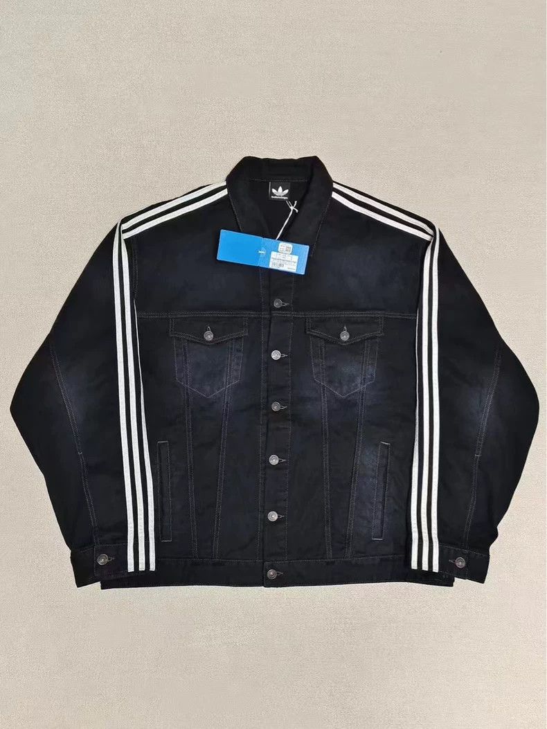 Balenciaga Adidas Denim Jacket | Grailed