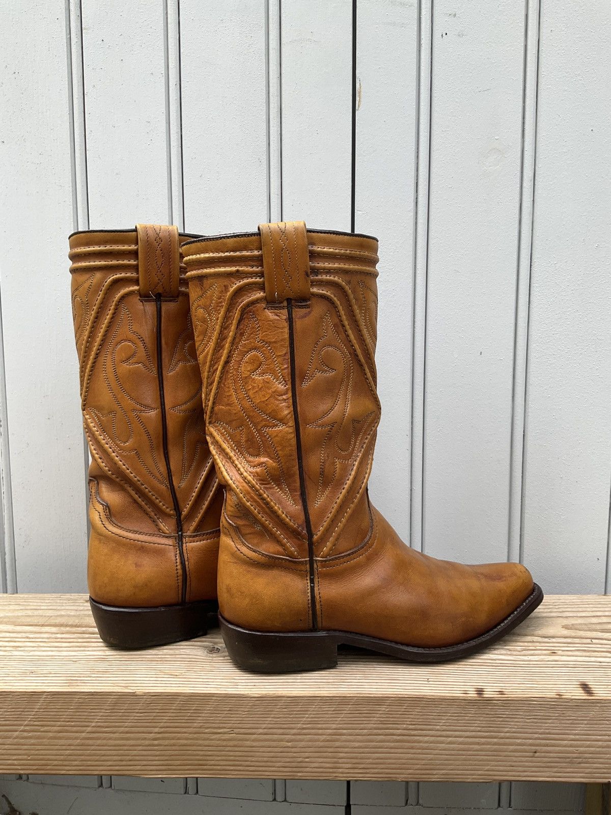 Vintage Western Sonora boots in leather Size US 6 / IT 36 - 8 Thumbnail