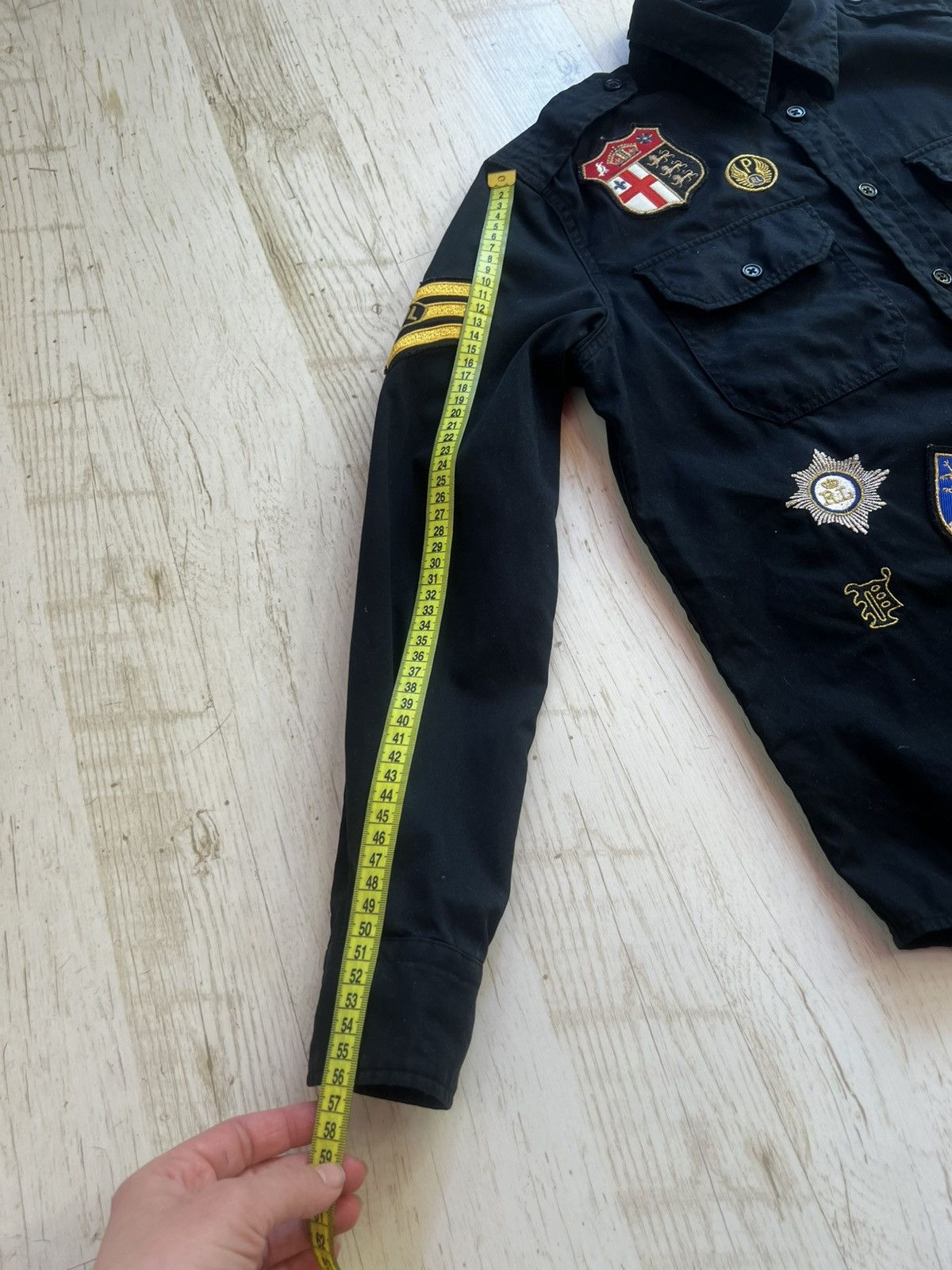 Polo Ralph Lauren Polo Ralph Lauren Patchwork Twill Military Crest Shirt – XS Size XS / US 0-2 / IT 36-38 - 16 Thumbnail