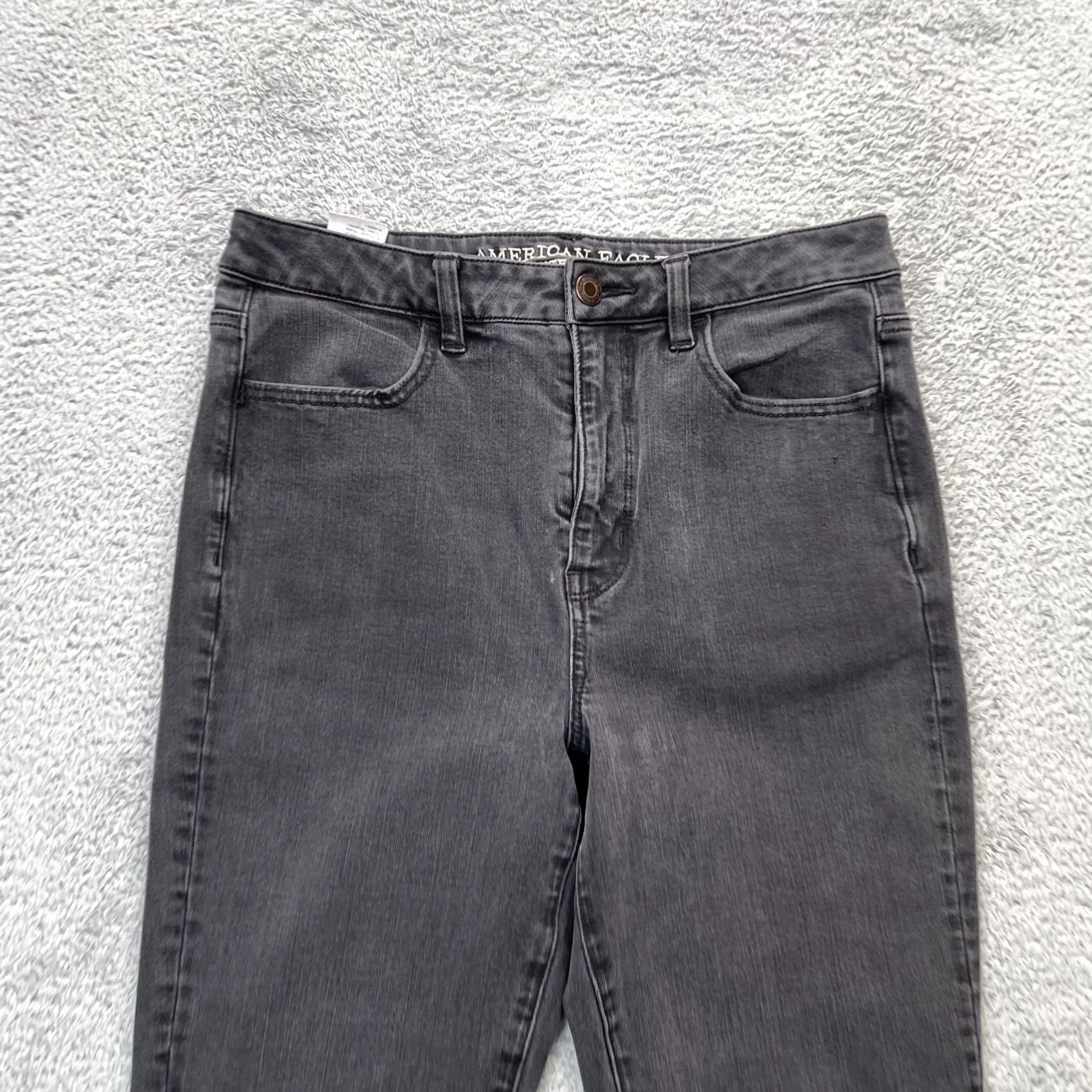 American Eagle Outfitters VINTAGE American Eagle Outfitters Jeans Womens 8 Gray High Rise Jegging Shirt Size 30" / US 8 / IT 44 - 7 Thumbnail