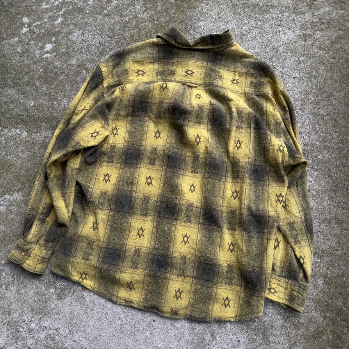 Vintage Faded Plaid Flannel Shirt ERD Grunge Chrome RRL Bode Size US L / EU 52-54 / 3 - 7 Thumbnail
