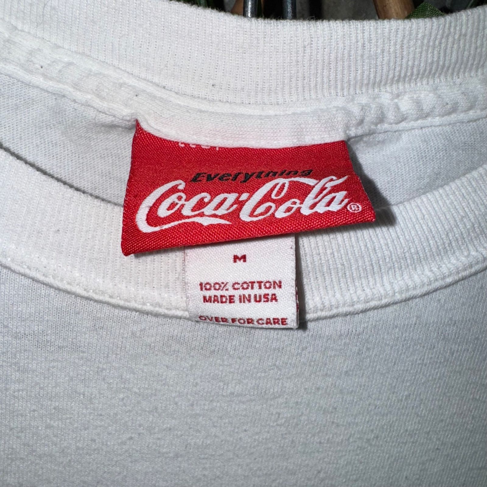 Vintage Vintage Y2K Coke Coca-Cola soda promo 1990s bear face tshirt Size US M / EU 48-50 / 2 - 3 Thumbnail