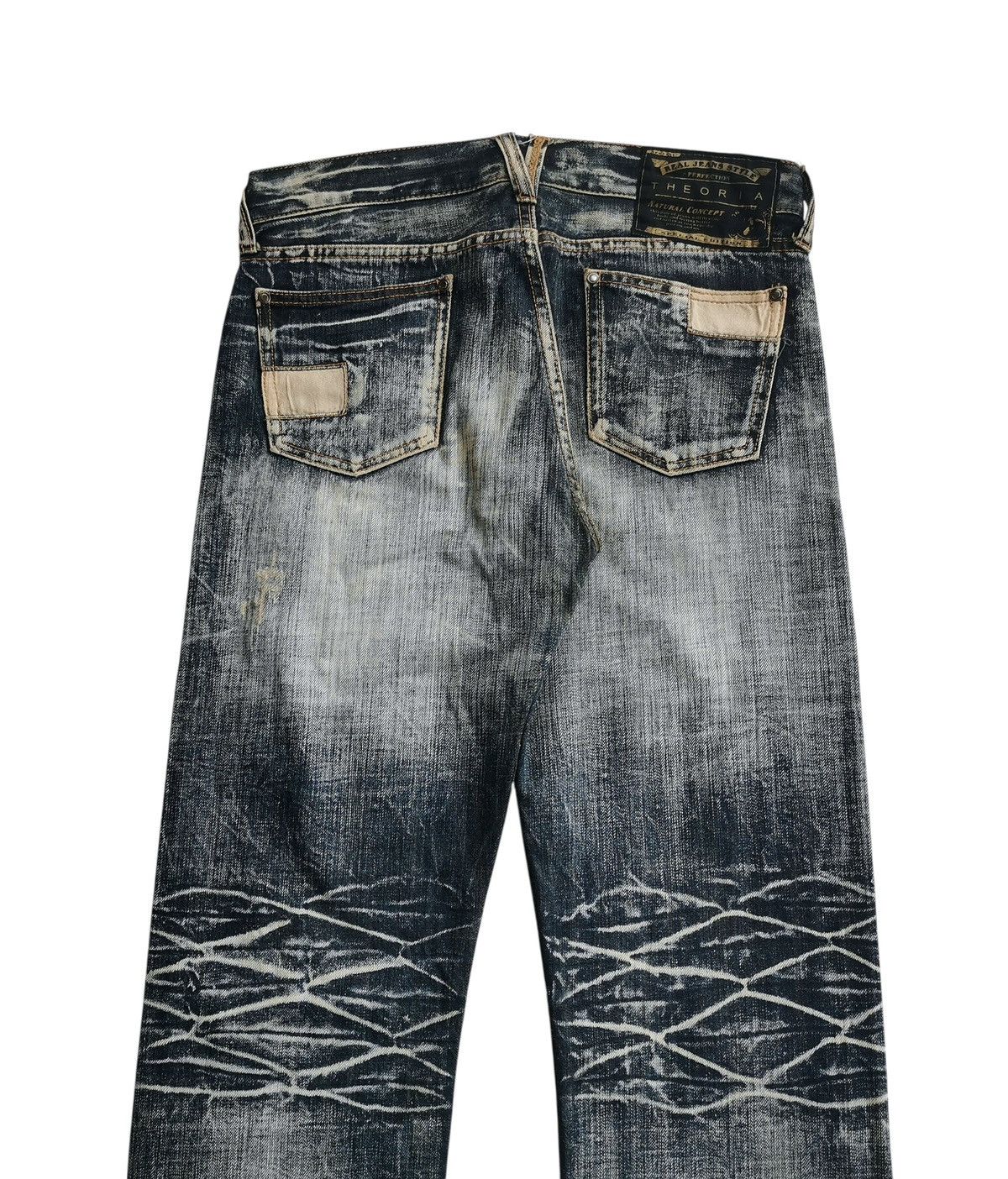 PPFM Theoria Distressed Clawmark Jeans Size US 31 - 3 Thumbnail