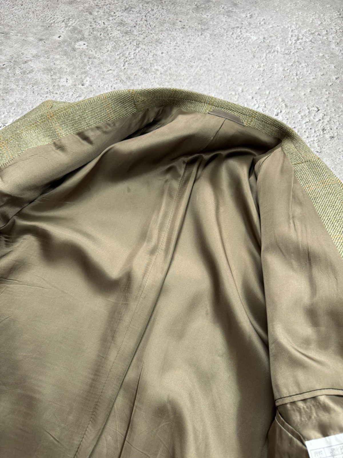 Ermenegildo Zegna Ermenegildo Zegna Green Tweed Blazer Wool Cashmere Jacket 52 Size US L / EU 52-54 / 3 - 10 Thumbnail
