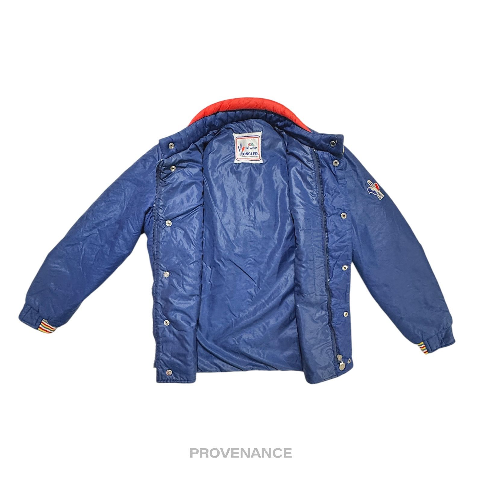 Moncler 🔴 Moncler Light Ski Jacket - Blue Grenoble Logo Yellow Red Size US M / EU 48-50 / 2 - 3 Thumbnail