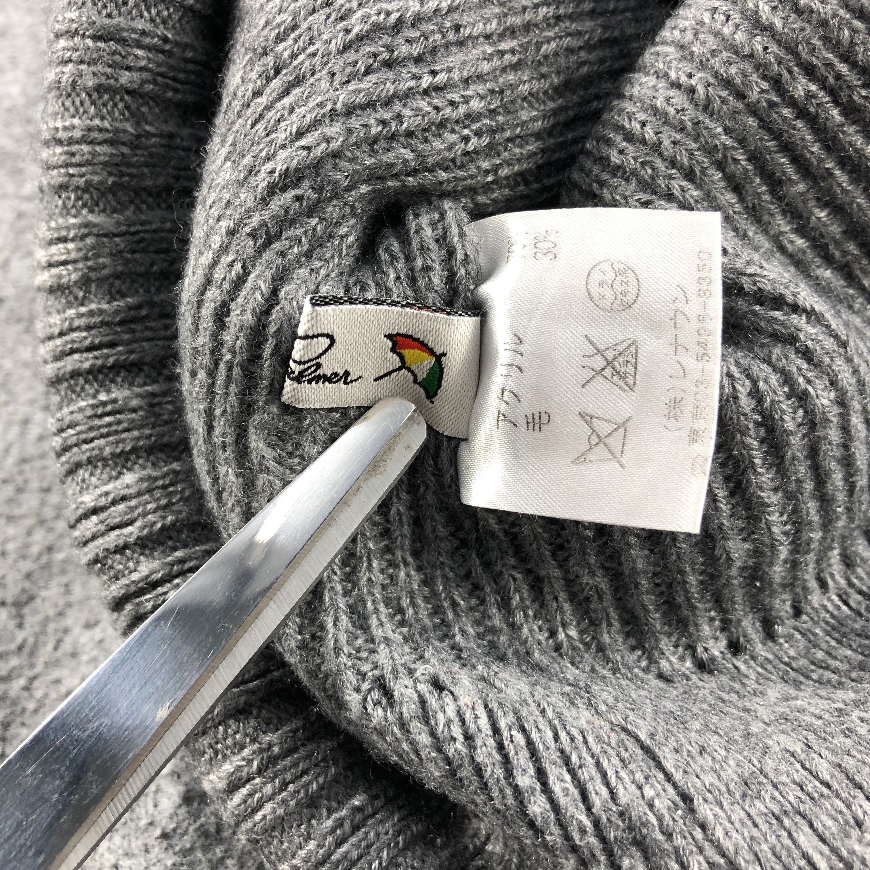 Japanese Brand Arnold Palmer Cable Knit Grey Beanie Snowcap Snow Hat B330 Size ONE SIZE - 7 Thumbnail
