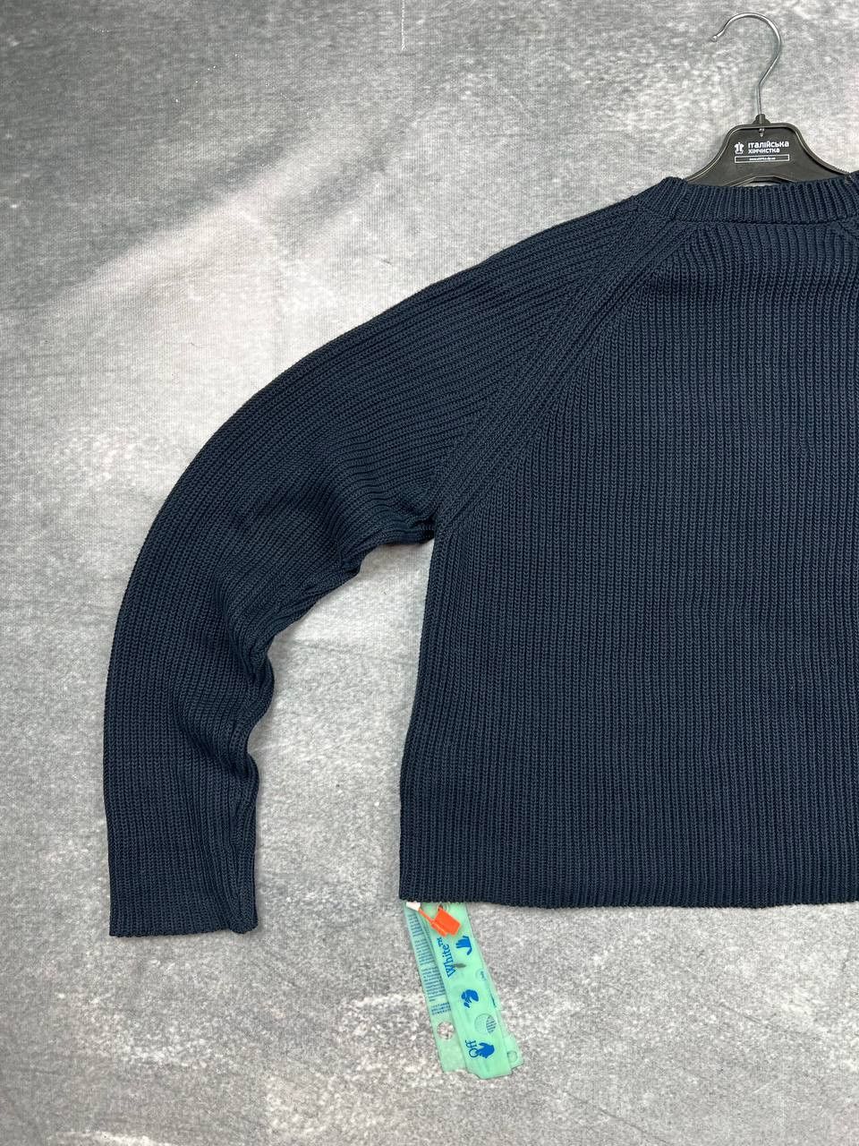 Off-White Off-White Hand Logo Navy Sweater small Size S / US 4 / IT 40 - 5 Thumbnail