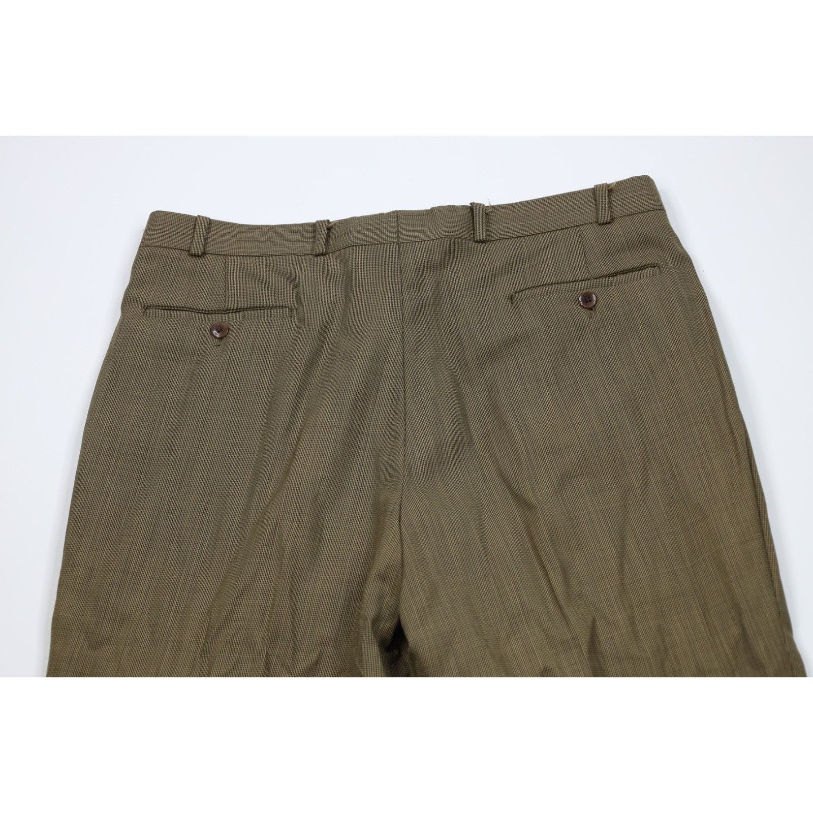 Polo Ralph Lauren Vintage 90s Ralph Lauren Wool Pleated Wide Leg Chino Pants Size US 36 / EU 52 - 10 Thumbnail