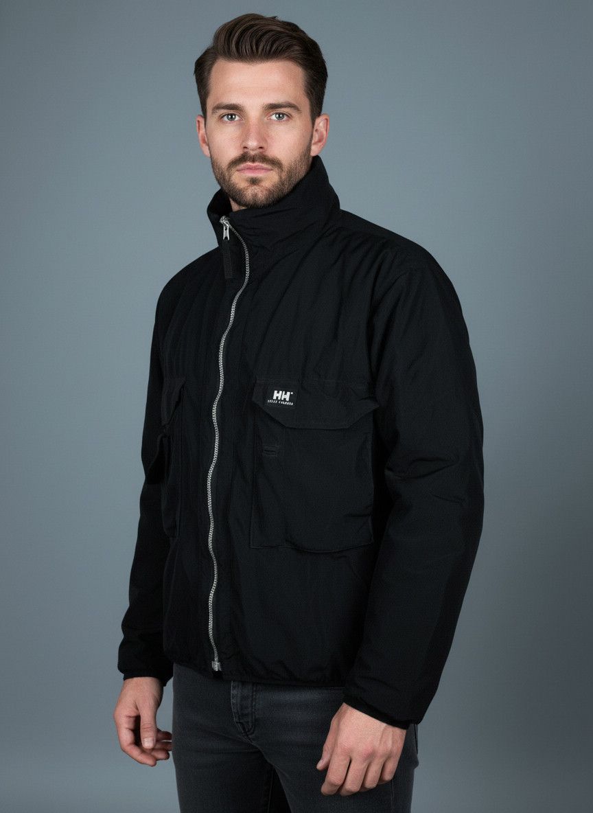 Helly Hansen Helly Hansen reversible men's black military style jacket HH Size US L / EU 52-54 / 3 - 1 Thumbnail