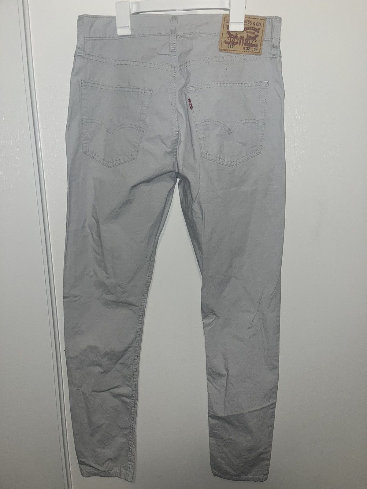 Levi's × Vintage Levi’s 512 Light Grey Pants Size US 34 / EU 50 - 1 Thumbnail