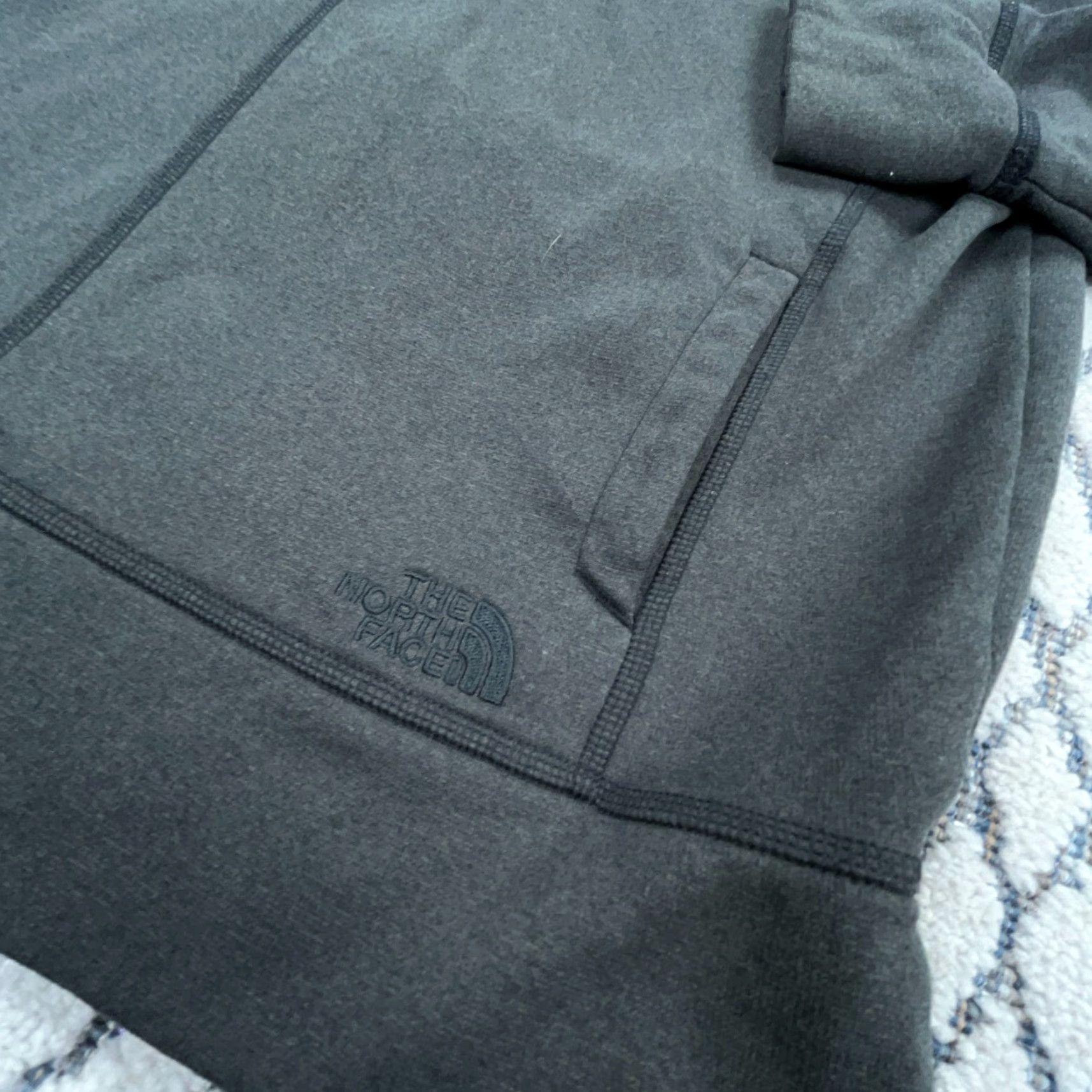 The North Face The North Face Hoodie Women XL Gray Yellow Sweatshirt Funnel Neck Ladies Size XL / US 12-14 / IT 48-50 - 4 Thumbnail