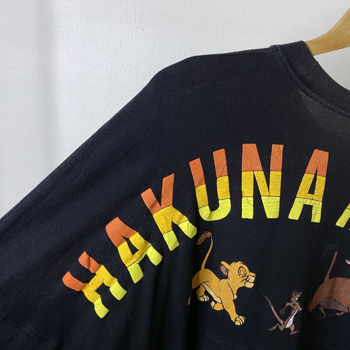 Disney Vintage Y2K Disney The Lion King Hakuna Matata LS T Shirt Size US XL / EU 56 / 4 - 3 Thumbnail