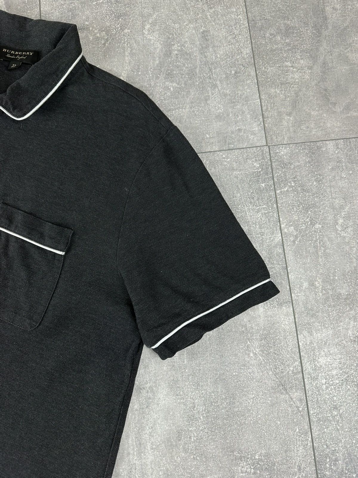 Burberry Burberry Black Label Mens Luxury Polo T-Shirt Size US XL / EU 56 / 4 - 2 Thumbnail