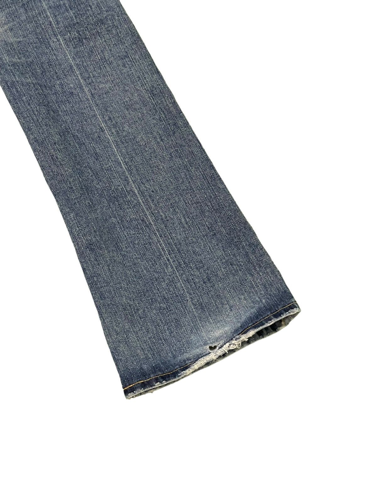 Lee Flare Jeans Lee Japan Distress Low Rise Boot Cut 8🟦6 Size US 31 - 13 Thumbnail