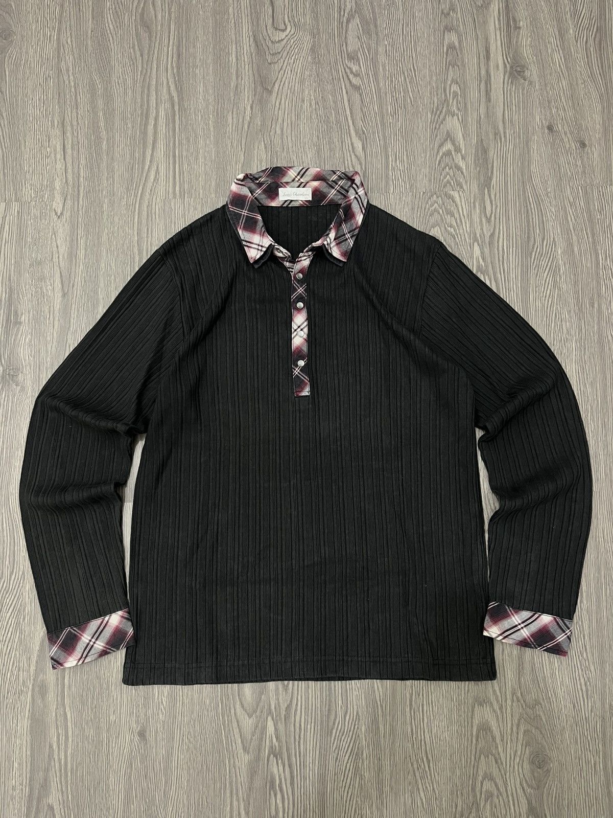 Vtg Y2k Legis Chavlon double collar Long Sleeve