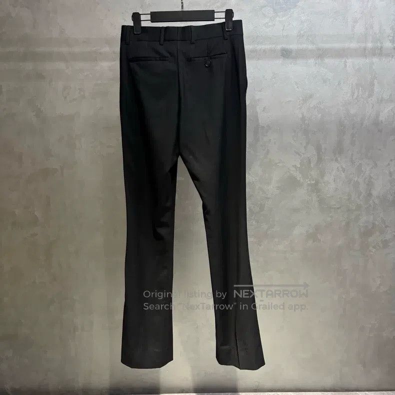 Amiri Amiri Black Solid Mid-Rise Straight Casual Pants Size US 28 / EU 44 - 2 Thumbnail