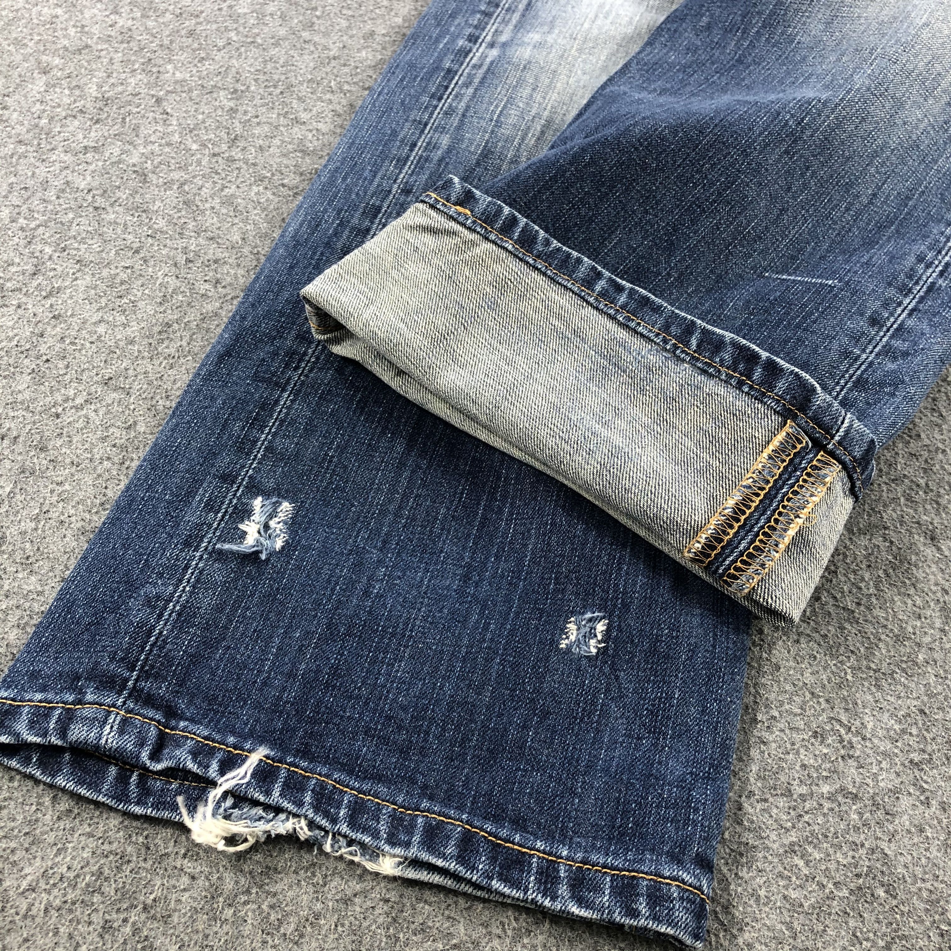 Levi's × Vintage Vintage 90s Distressed Blue Wash Levis 534 Jeans-JM1913 Size US 32 / EU 48 - 7 Thumbnail