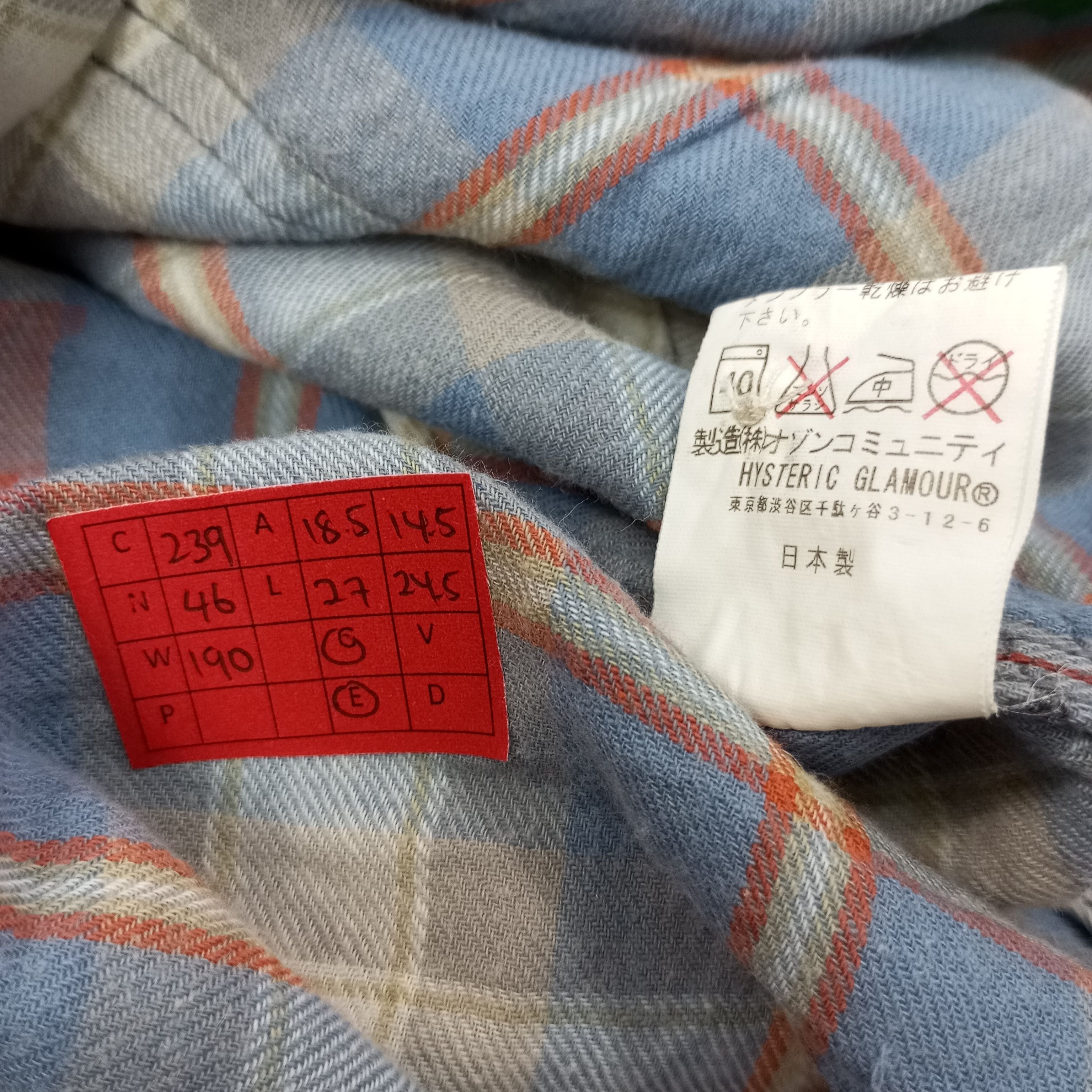 Hysteric Glamour Hysteric Glamour Japanese Streetwear Custom Shirt c239n46 Size US S / EU 44-46 / 1 - 9 Thumbnail